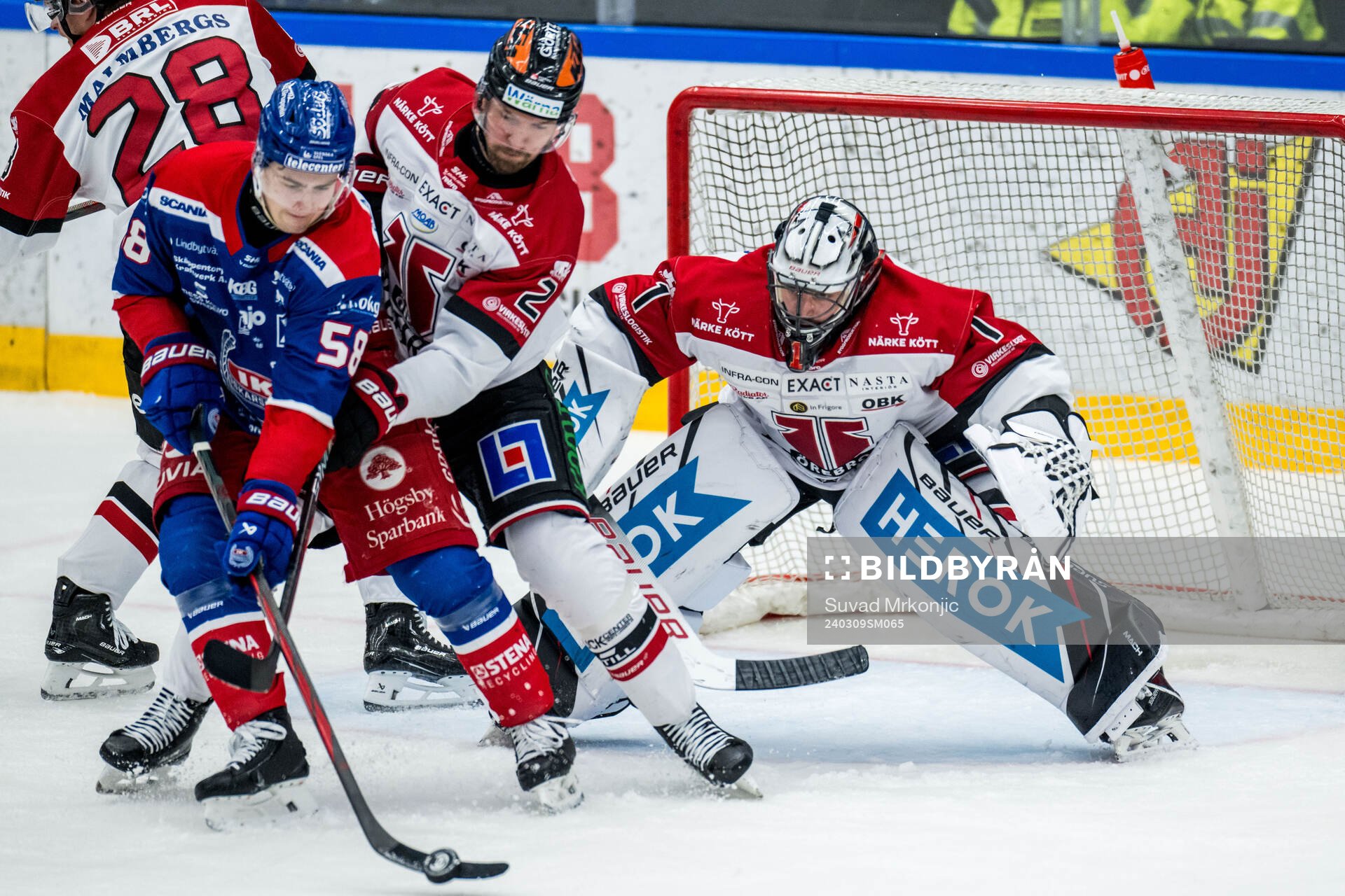 Oskarshamns Hugo Jonasson och Örebros Rasmus Rissanen och