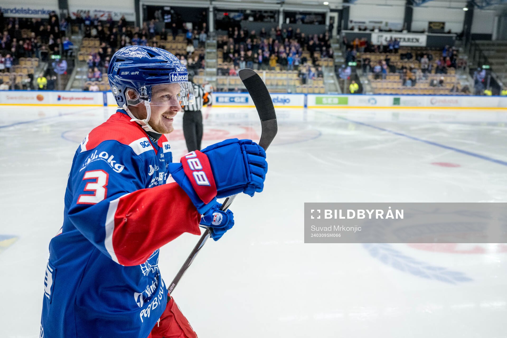 Oskarshamns Niclas Burström jublar
