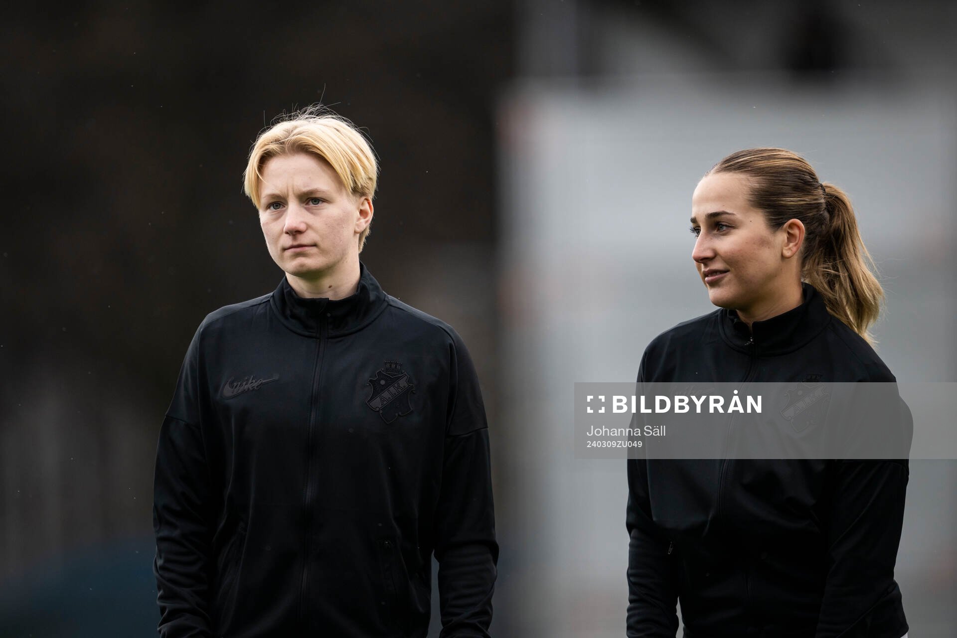 AIKs Monica Hagström och Felicia Saving