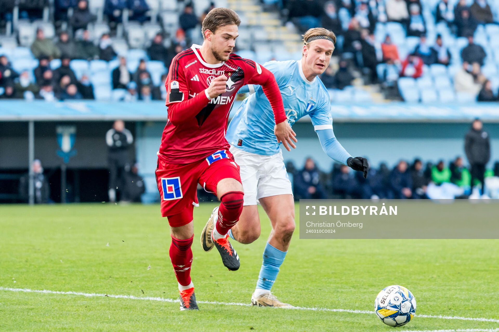 IFK Norrköpings Anton Eriksson och Malmö FFs Erik Botheim