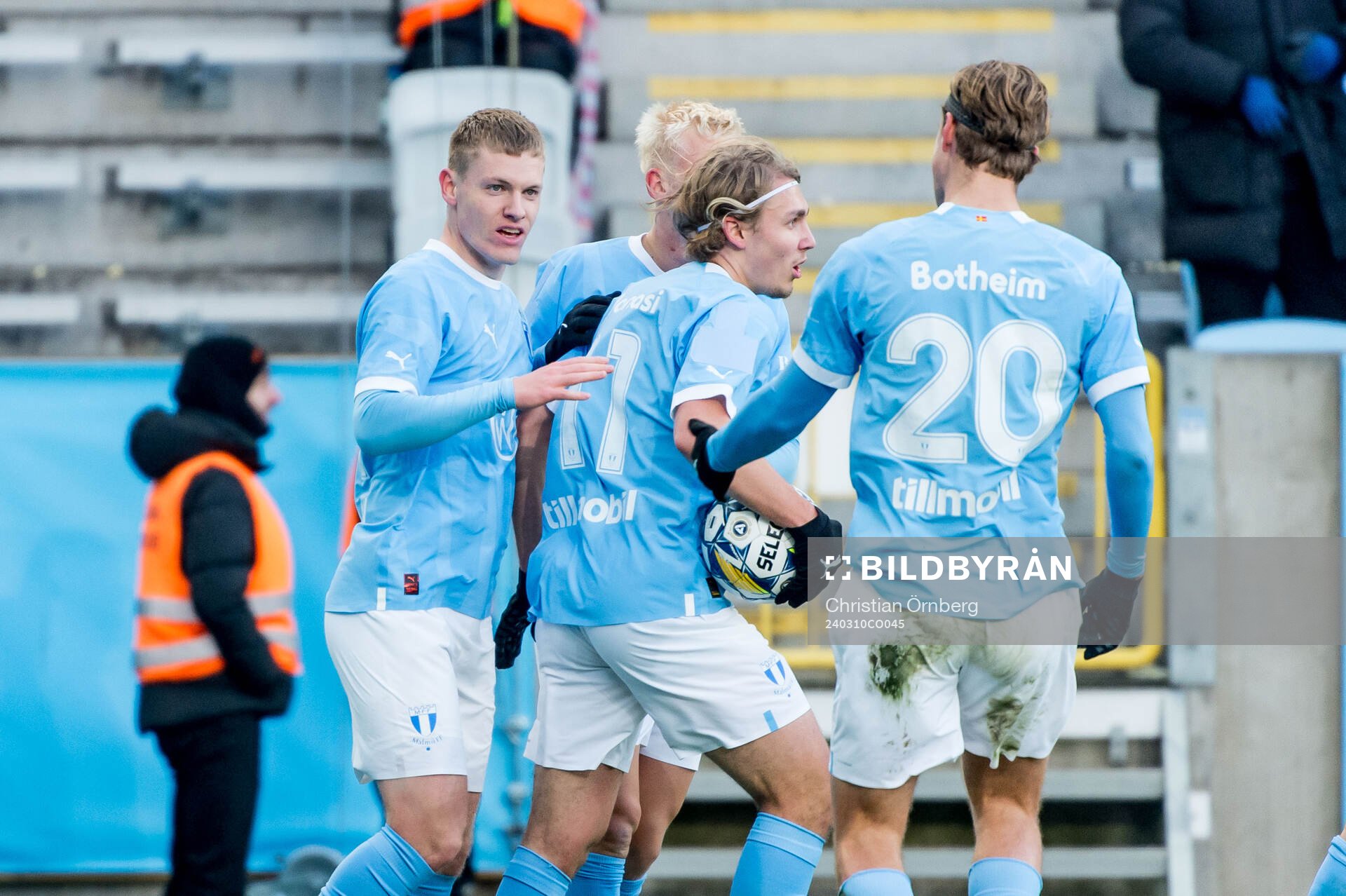 Malmö FFs Sebastian Vinther Jørgensen jublar
