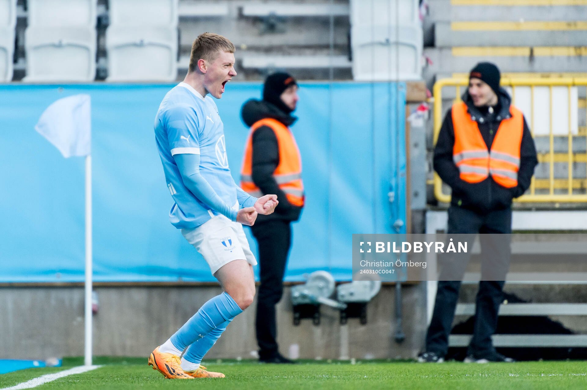 Malmö FFs Sebastian Vinther Jørgensen jublar