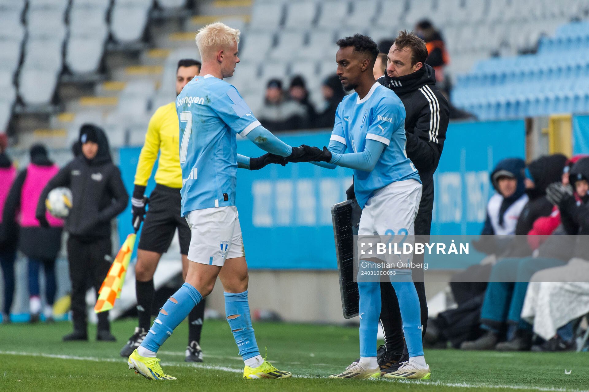 Malmö FFs Otto Rosengren och Taha Abdi Ali