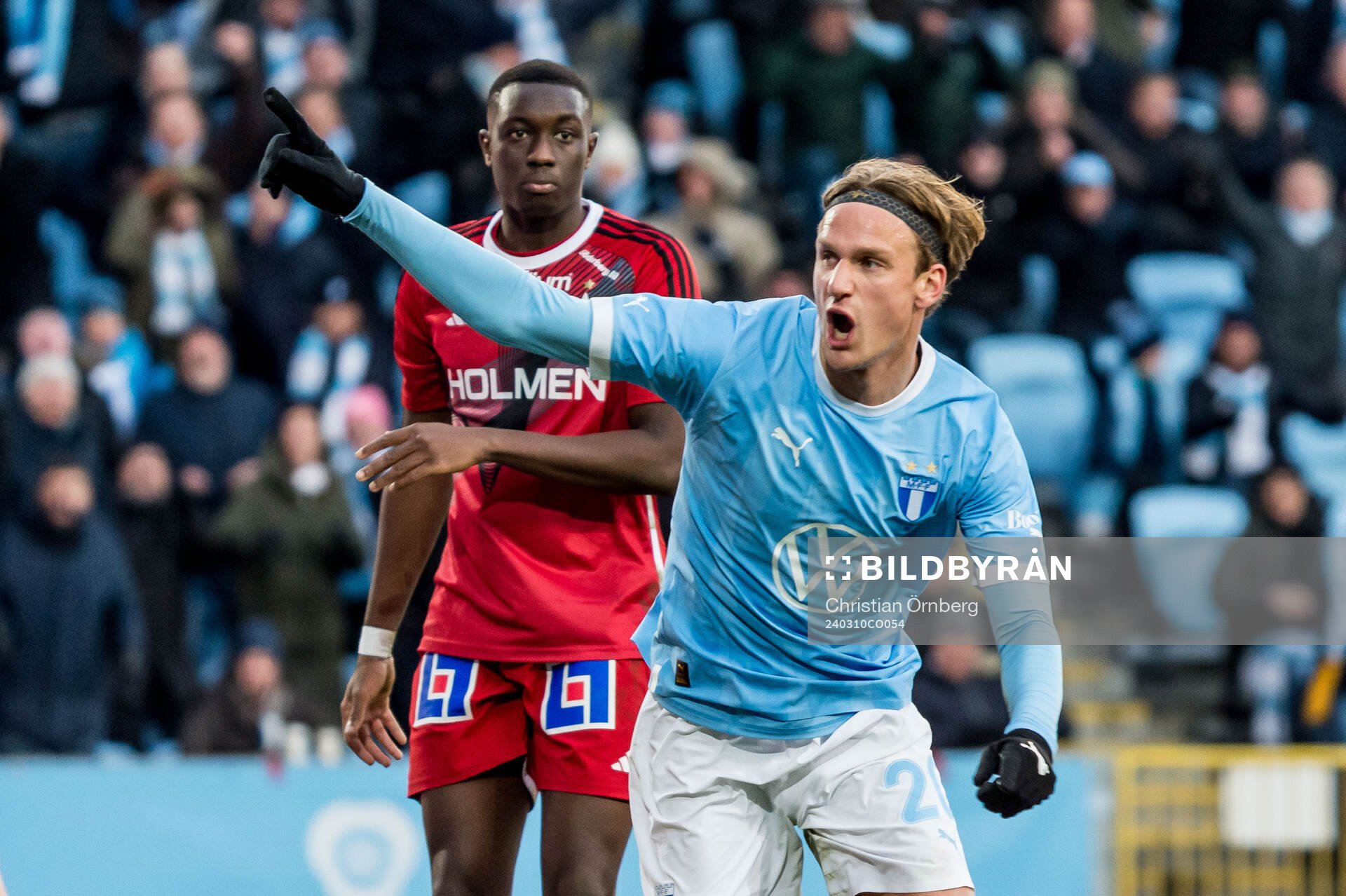 Malmö FFs Erik Botheim jublar