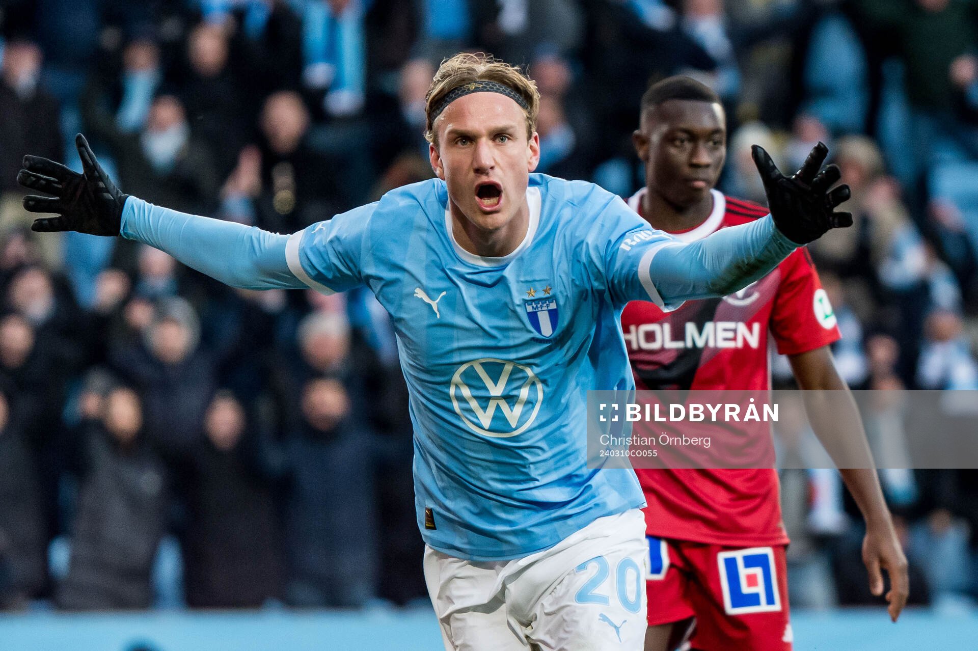 Malmö FFs Erik Botheim jublar