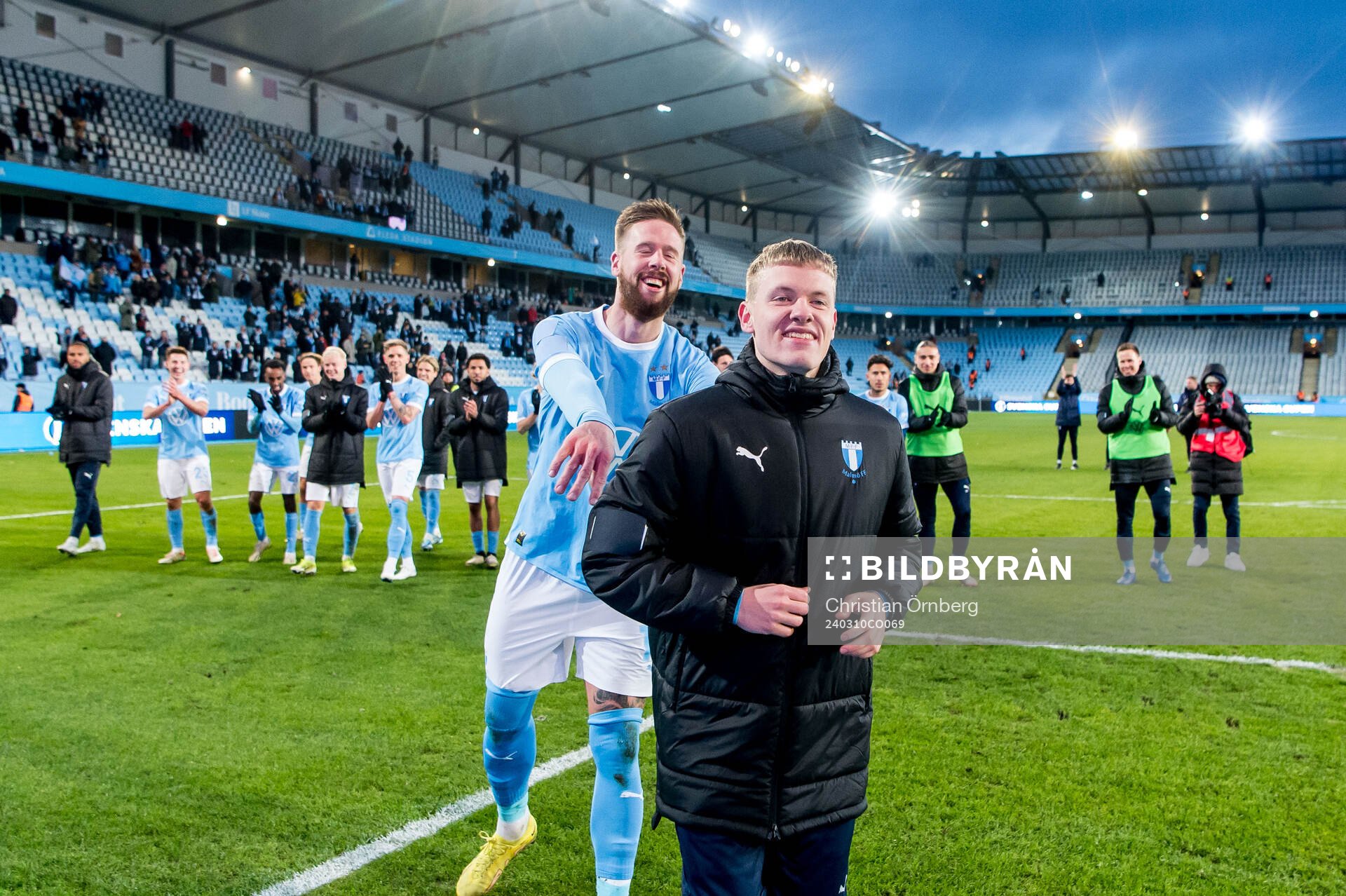Malmö FFs Pontus Jansson och Sebastian Vinther Jørgensen