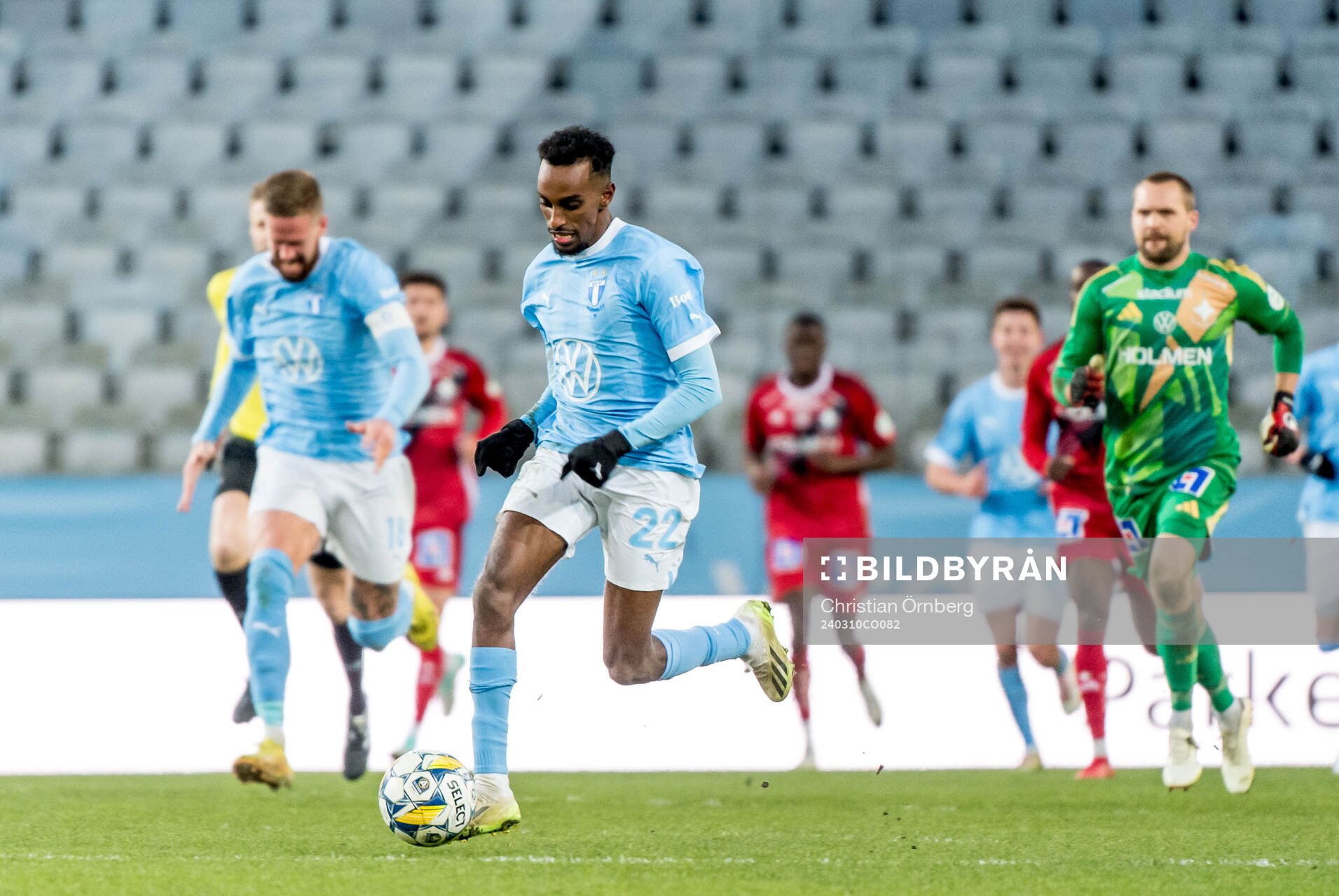 Malmö FFs Taha Abdi Ali på väg mot 5-1