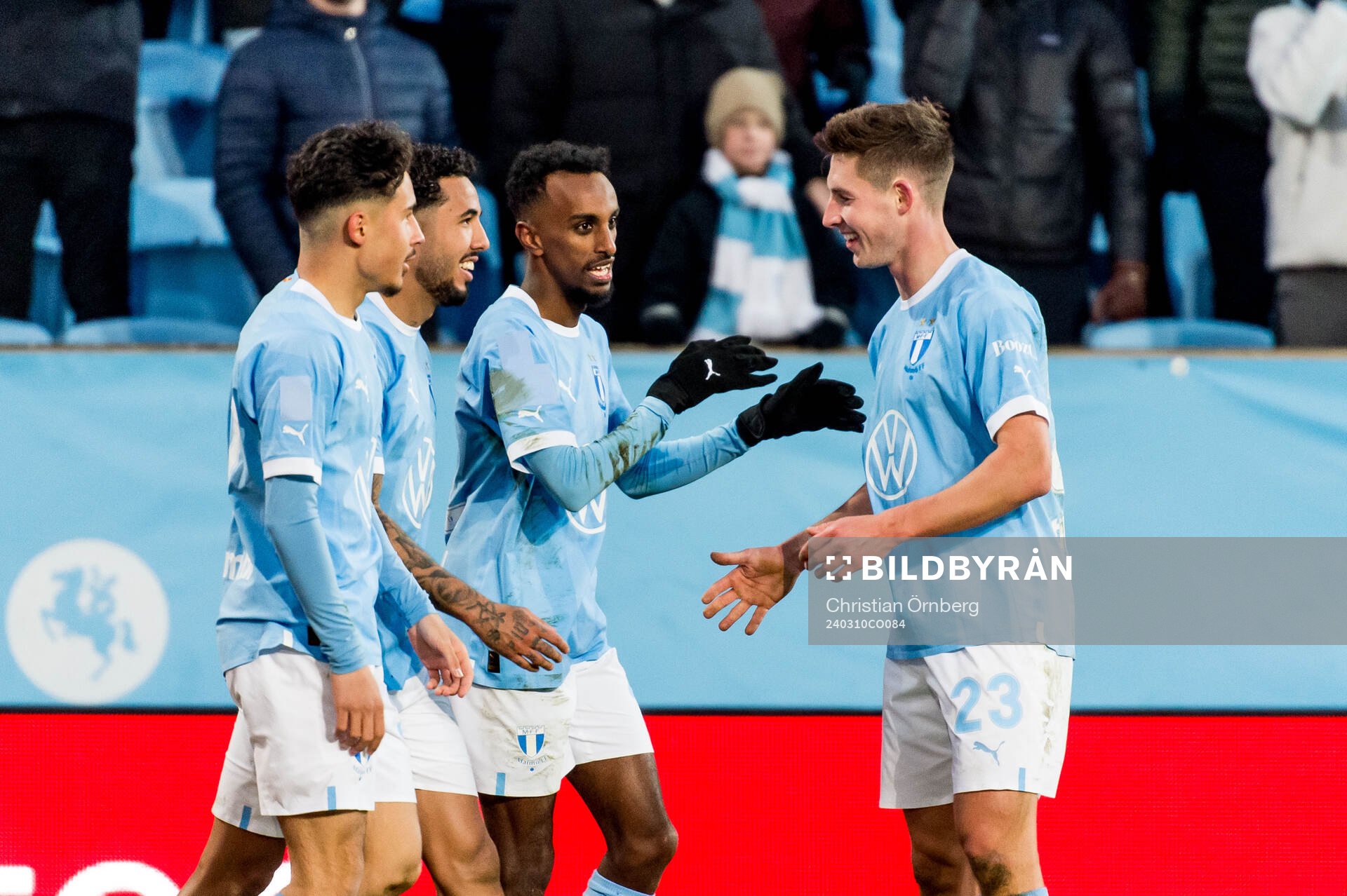 Malmö FFs Taha Abdi Ali jublar