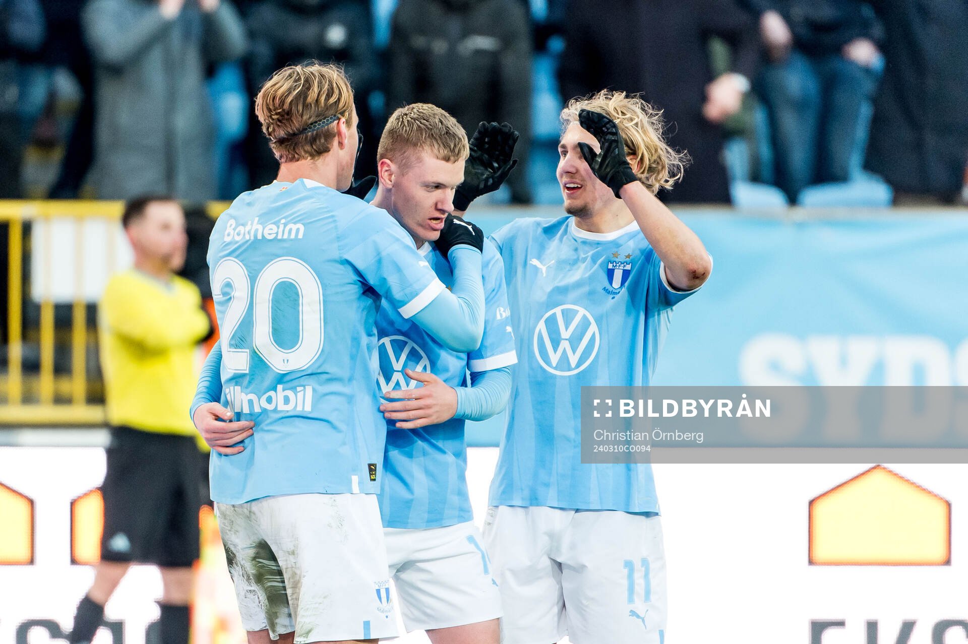 Malmö FFs Sebastian Vinther Jørgensen jublar