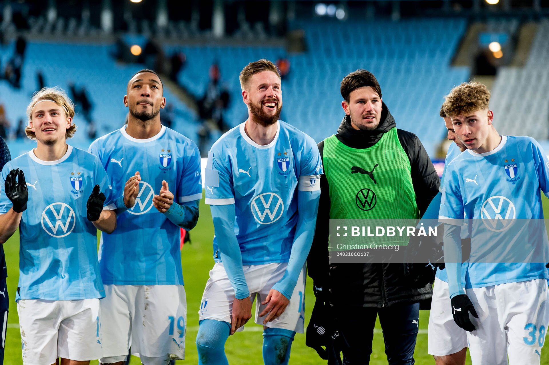 Malmös spelare jublar