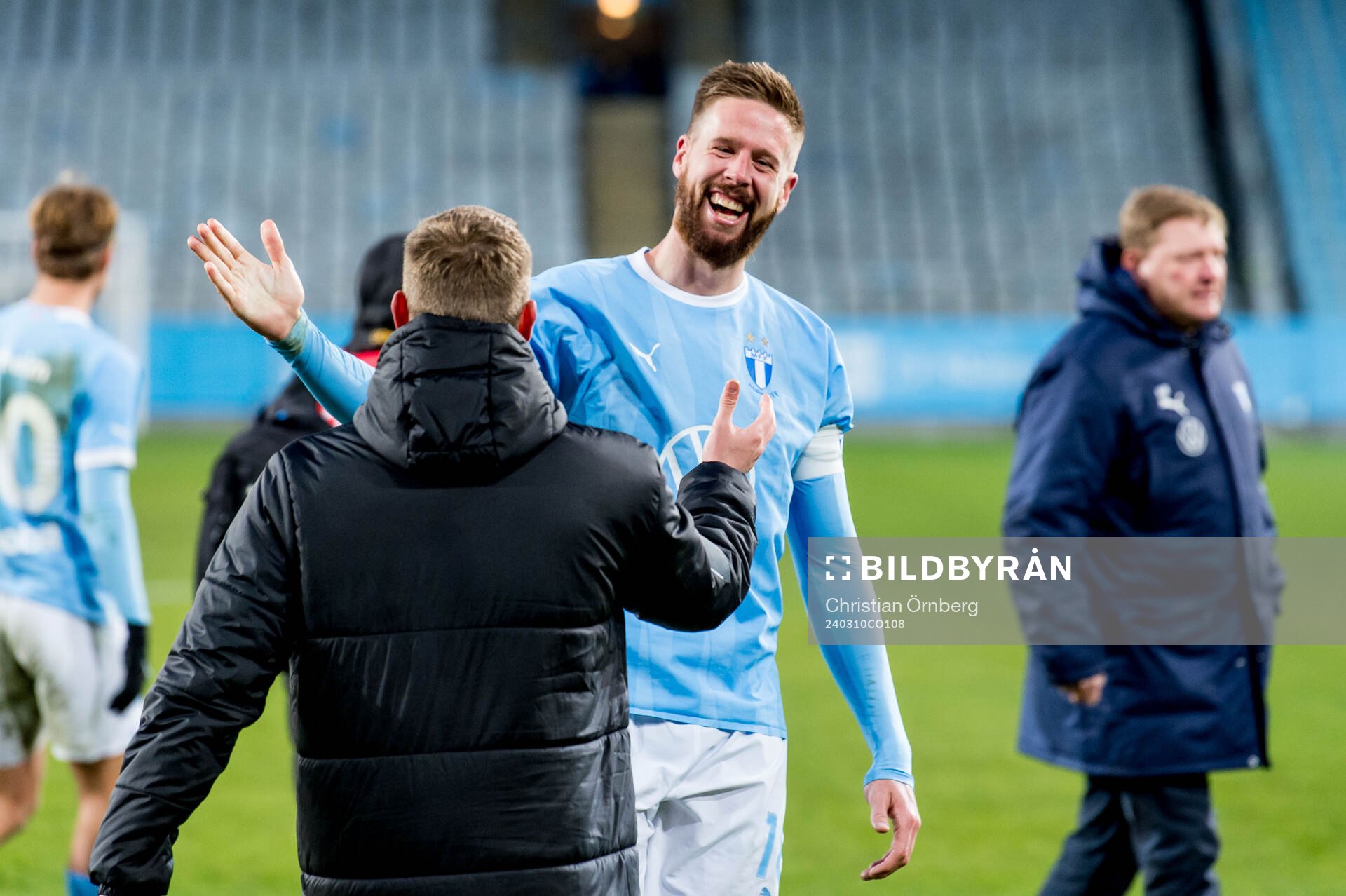 Malmö FFs Pontus Jansson jublar
