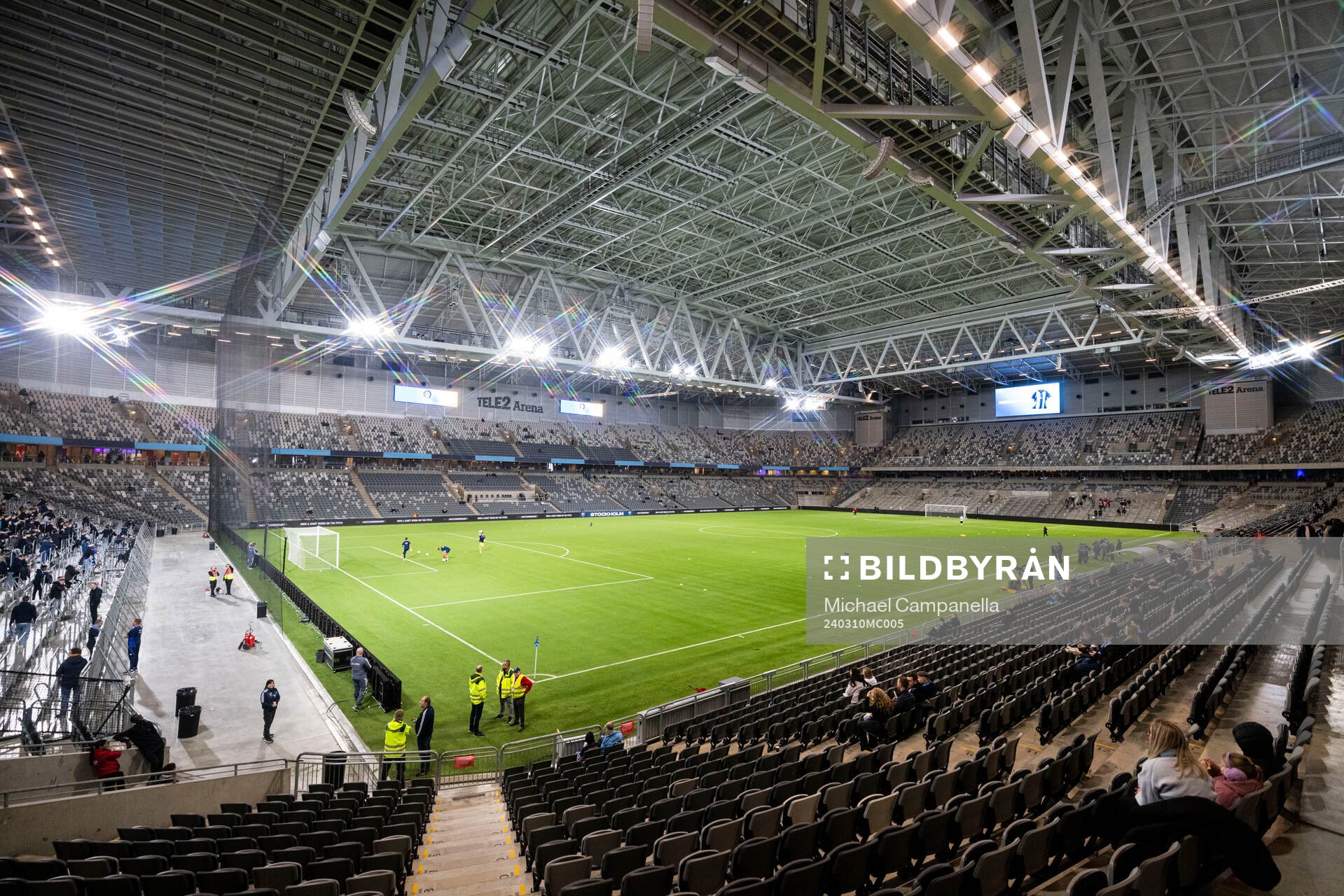 Generell vy på Tele2 Arena