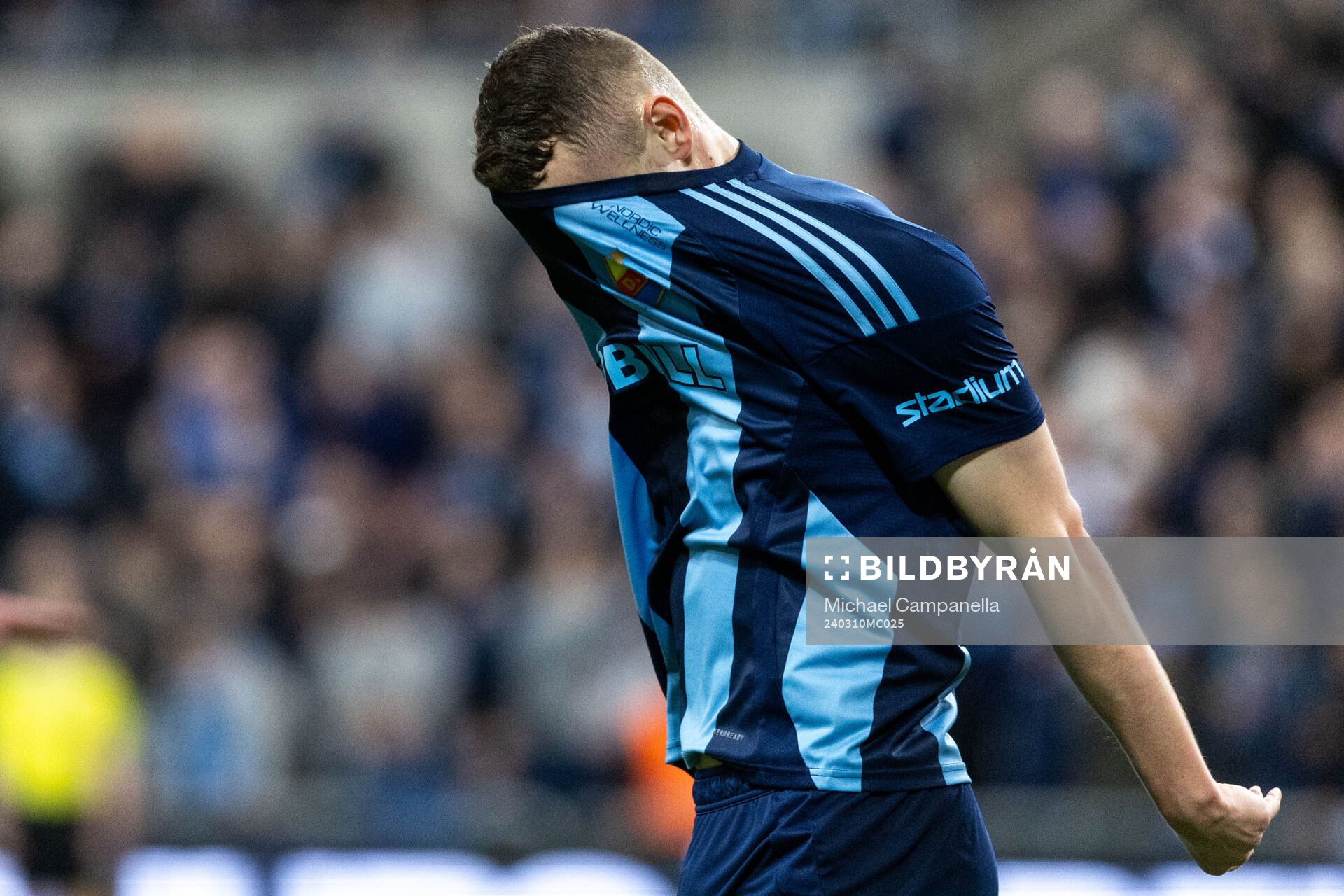Djurgårdens Piotr Johansson deppar