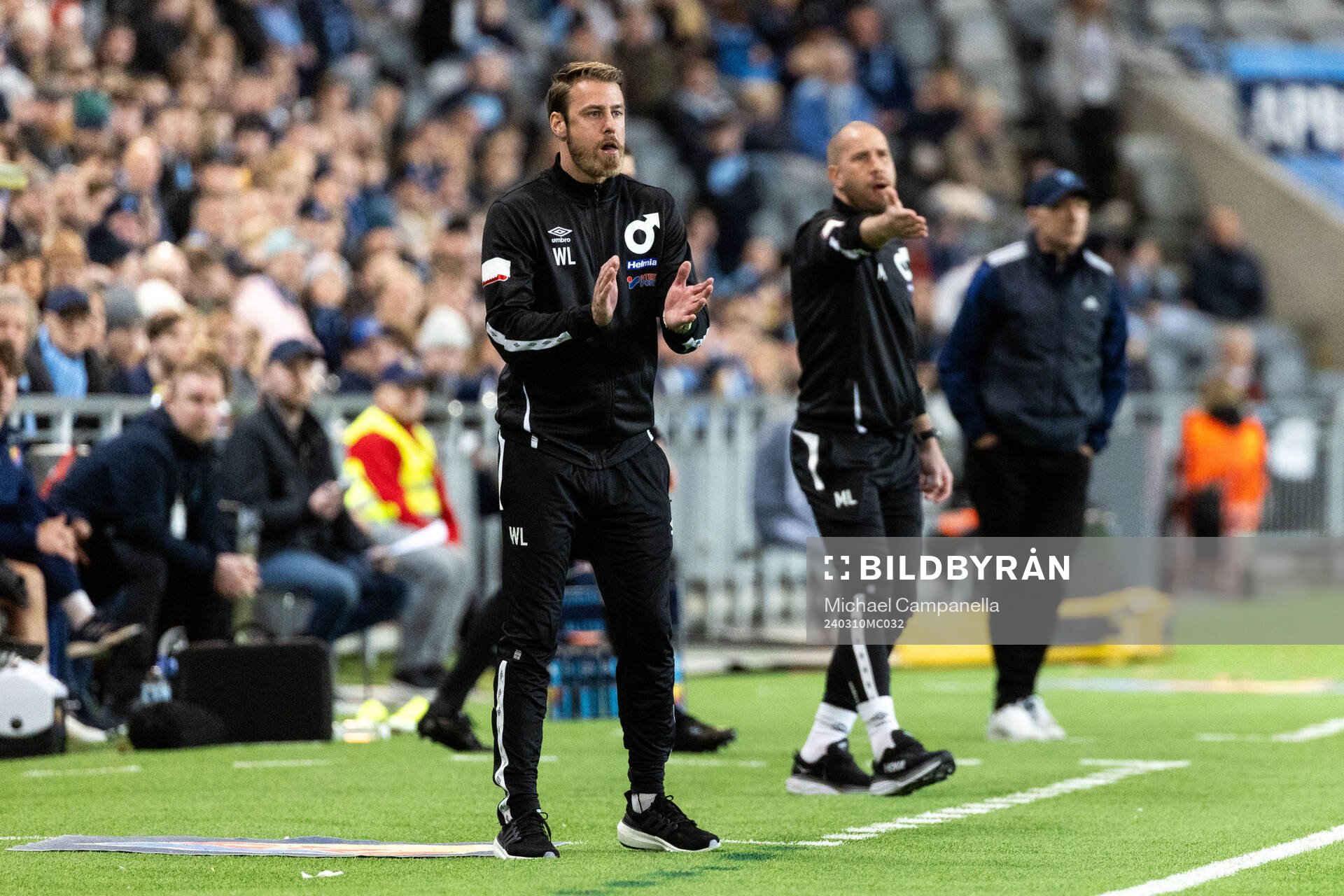 Degerfors tränare William Lundin