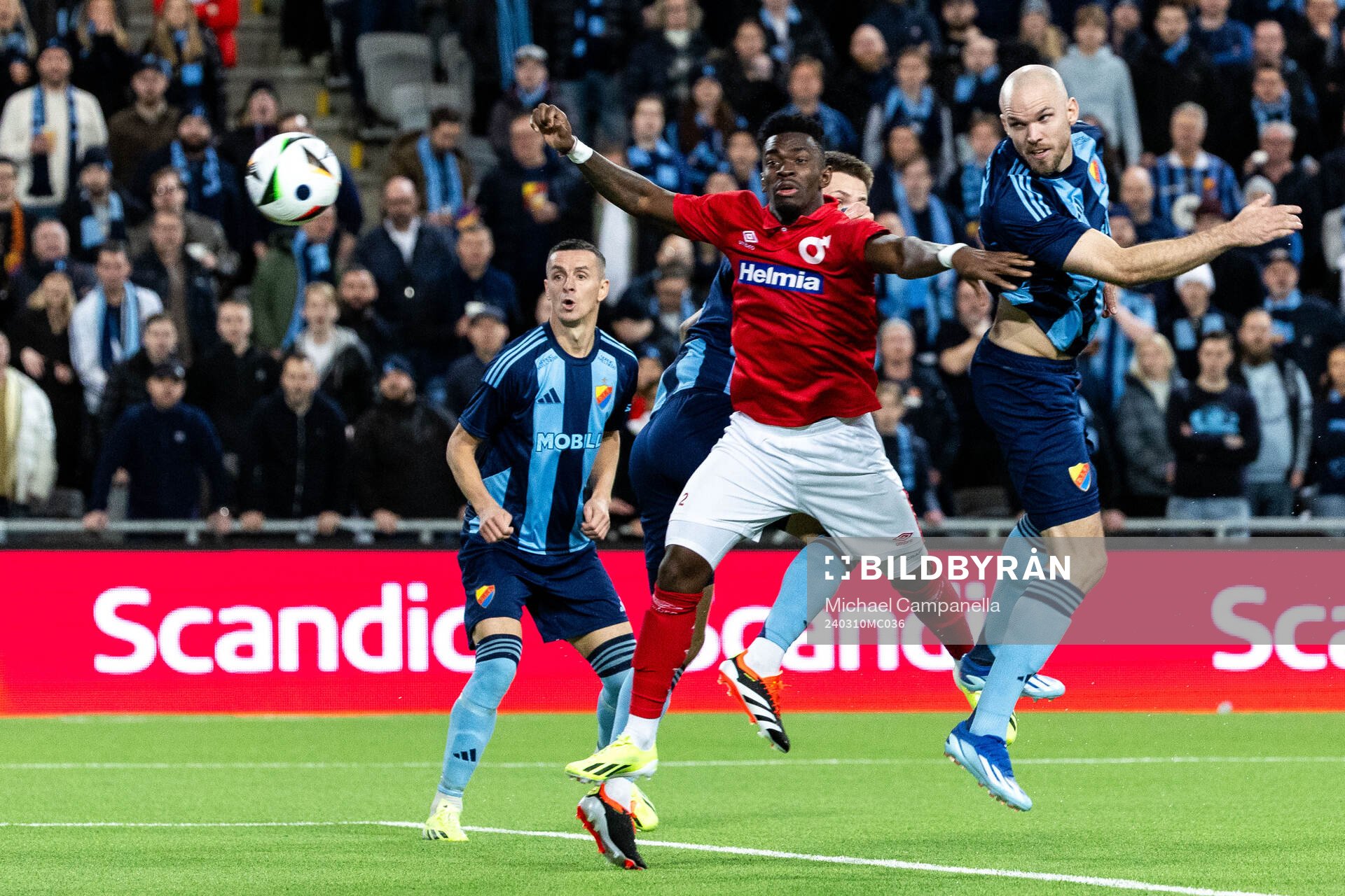 Degerfors Mamadouba Diaby och Djurgårdens Marcus Danielson