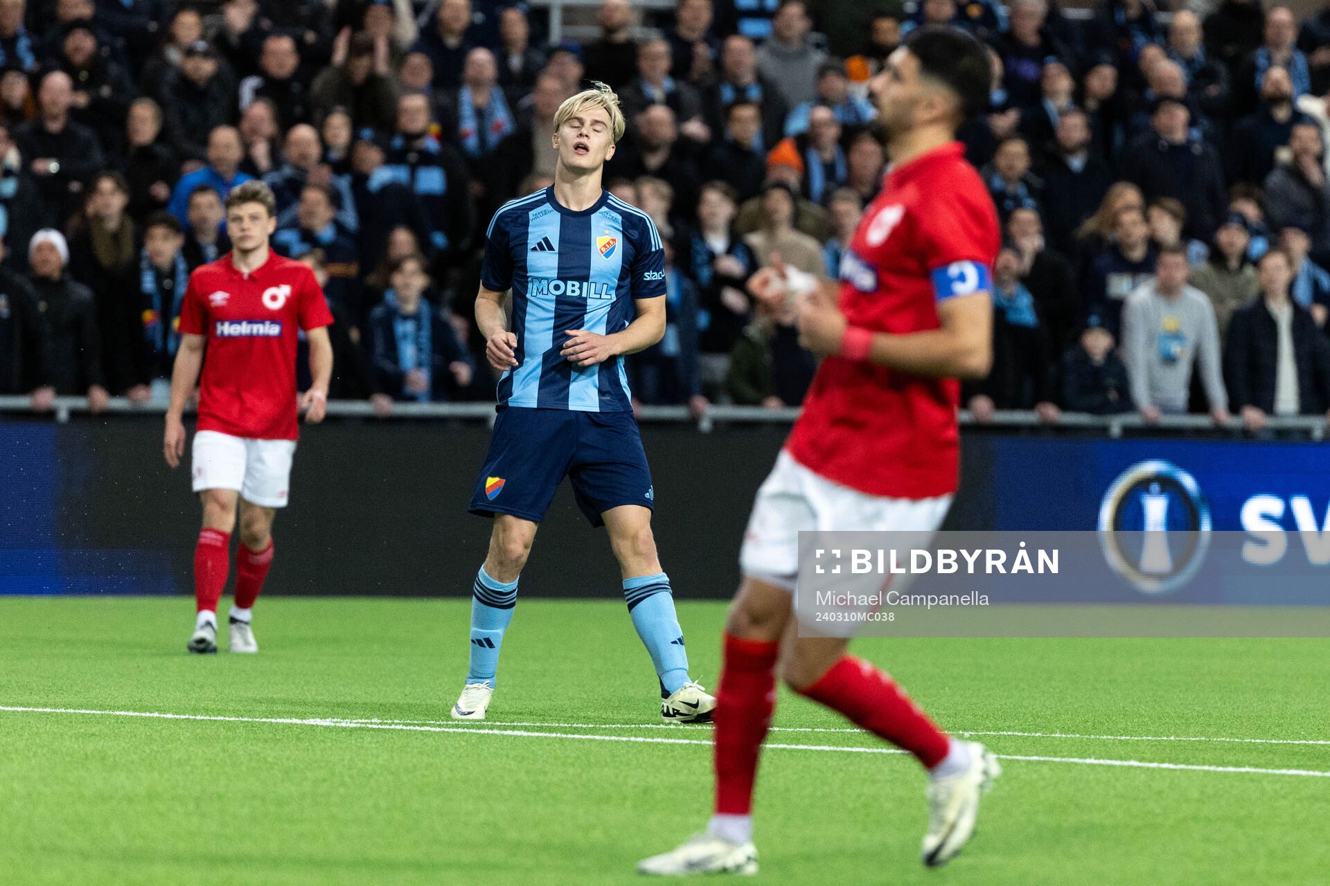 Djurgårdens Lucas Bergvall deppar