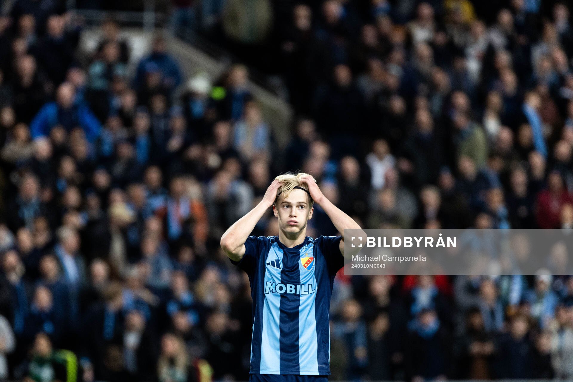 Djurgårdens Lucas Bergvall deppar