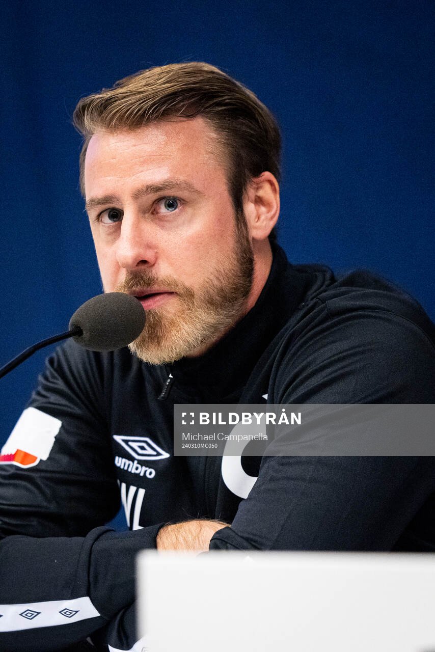 Degerfors tränare William Lundin