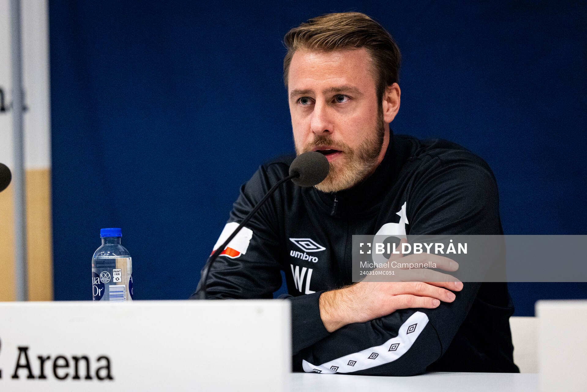 Degerfors tränare William Lundin