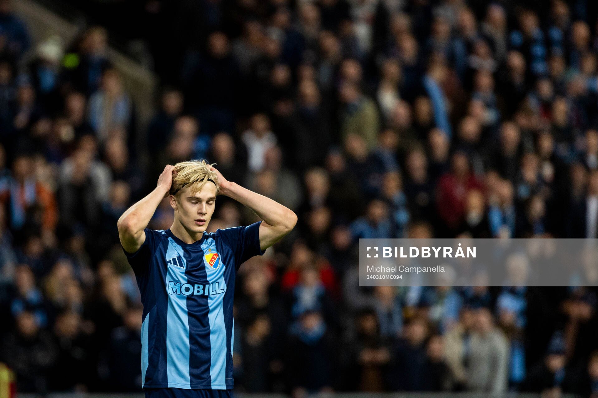 Djurgårdens Lucas Bergvall deppar