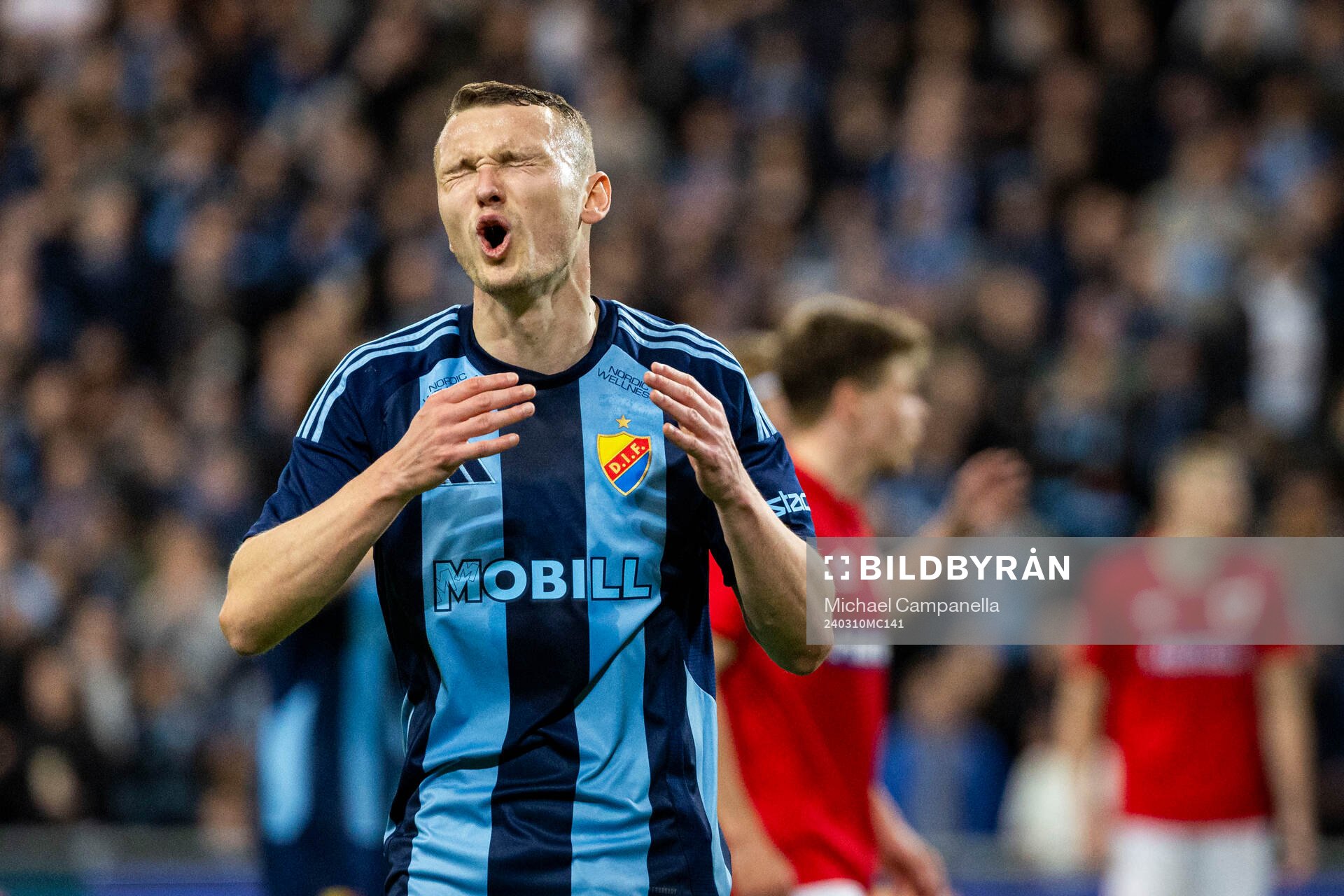 Djurgårdens Piotr Johansson deppar