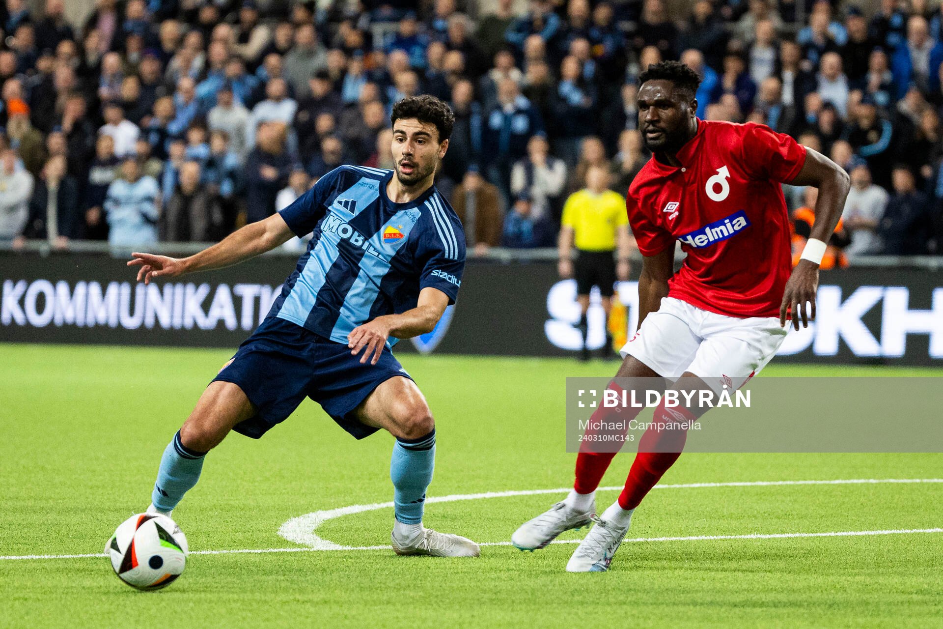 Djurgårdens Deniz Hummet och Degerfors Mamadouba Diaby