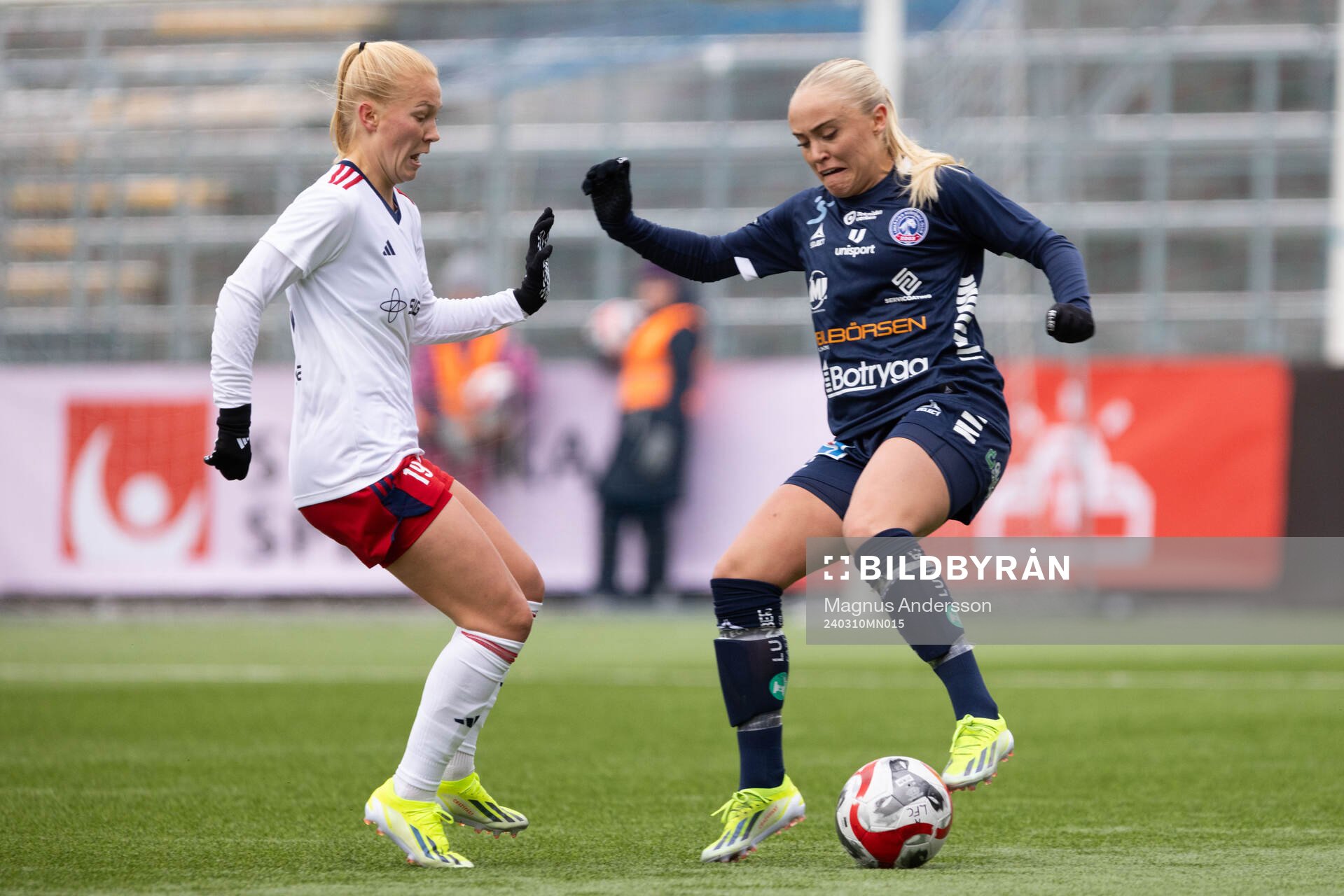 FC Rosengårds Sofie Bruun Bredgaard och Linköpings Alva