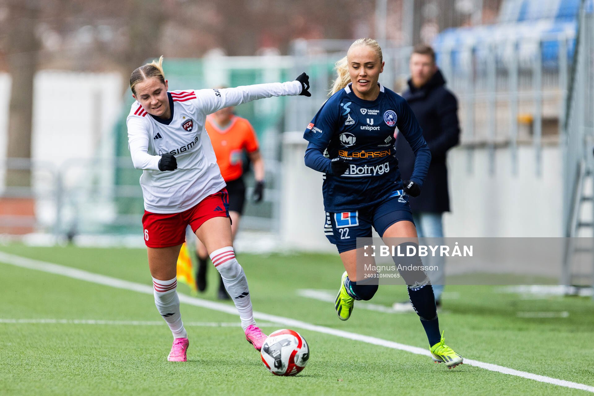 FC Rosengårds Ria Noora Minerva Öling och Linköpings