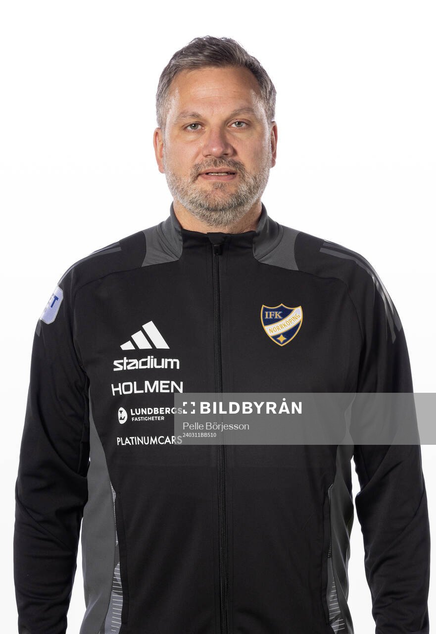 Norrköpings koordinator Tobias Falk