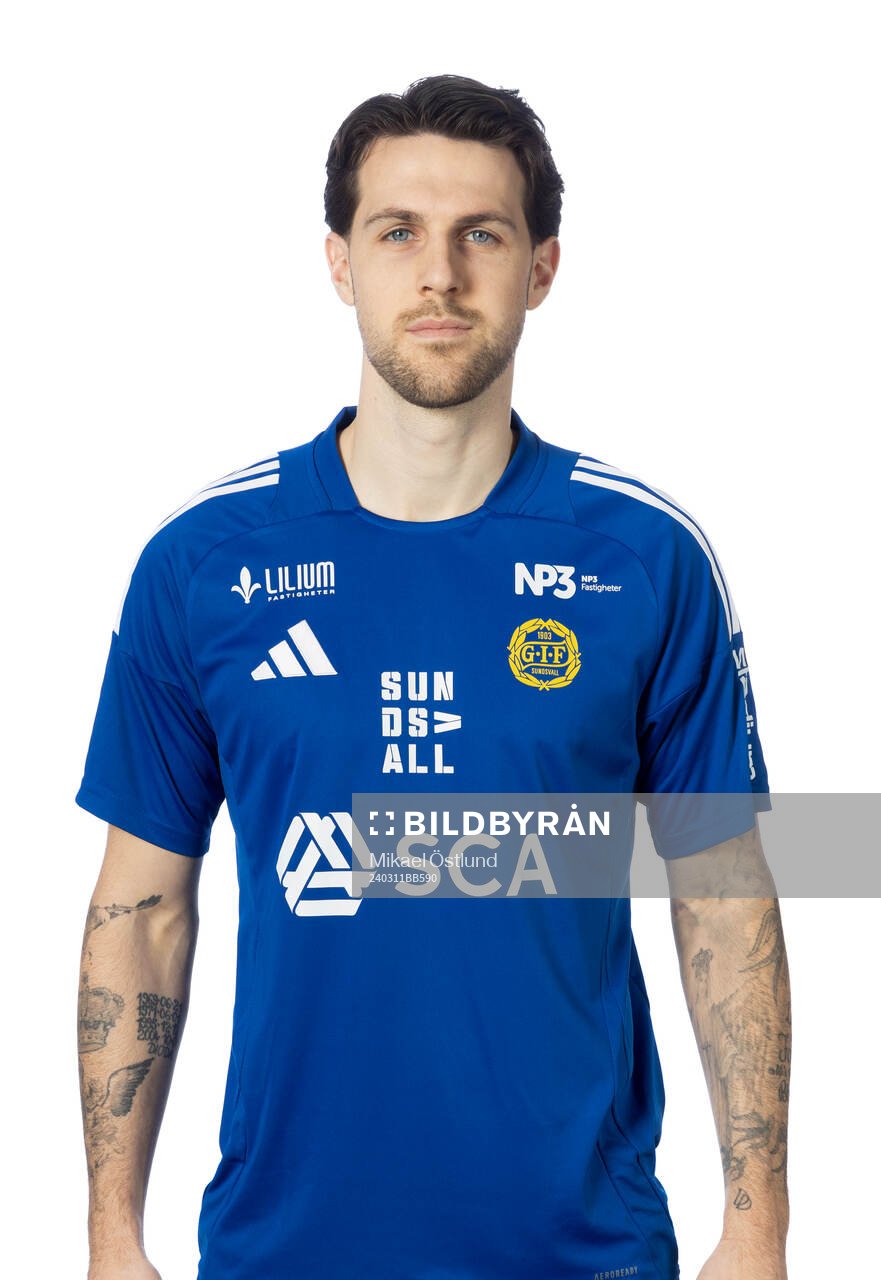 Sundsvalls Oliver Stojanovic Fredin poserar för ett porträtt den 11 mars 2024 i Sundsvall.