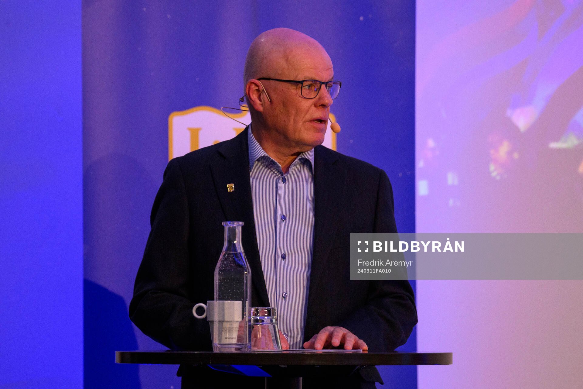 Kent Olsson under IFK Göteborgs årsmöte den 11 mars 2024 i Göteborg. 