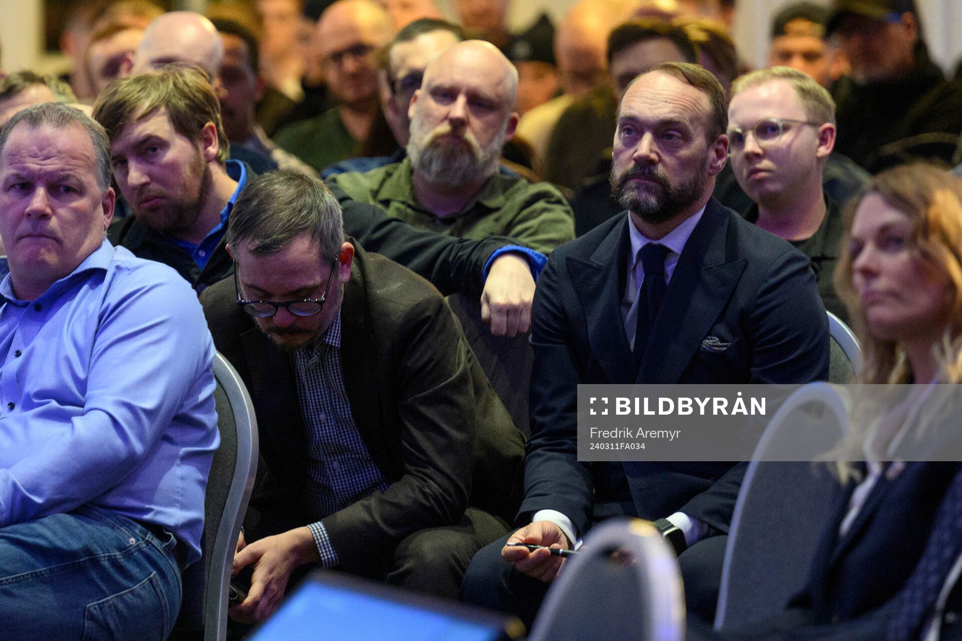 Medlemmar Adam Arvidsson, John Pettersson och Olof Myhrman