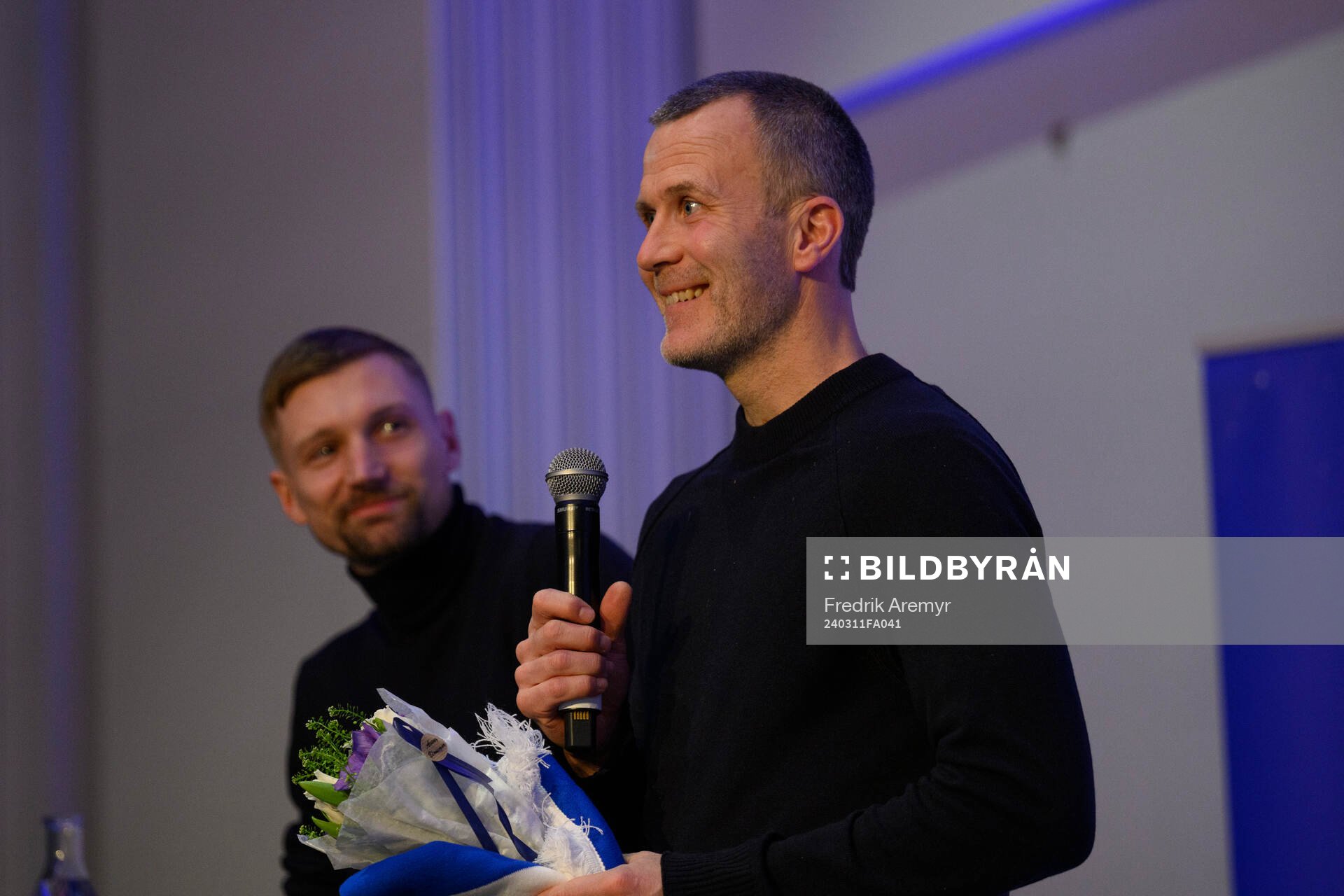 Hjalmar Jonsson tackas av