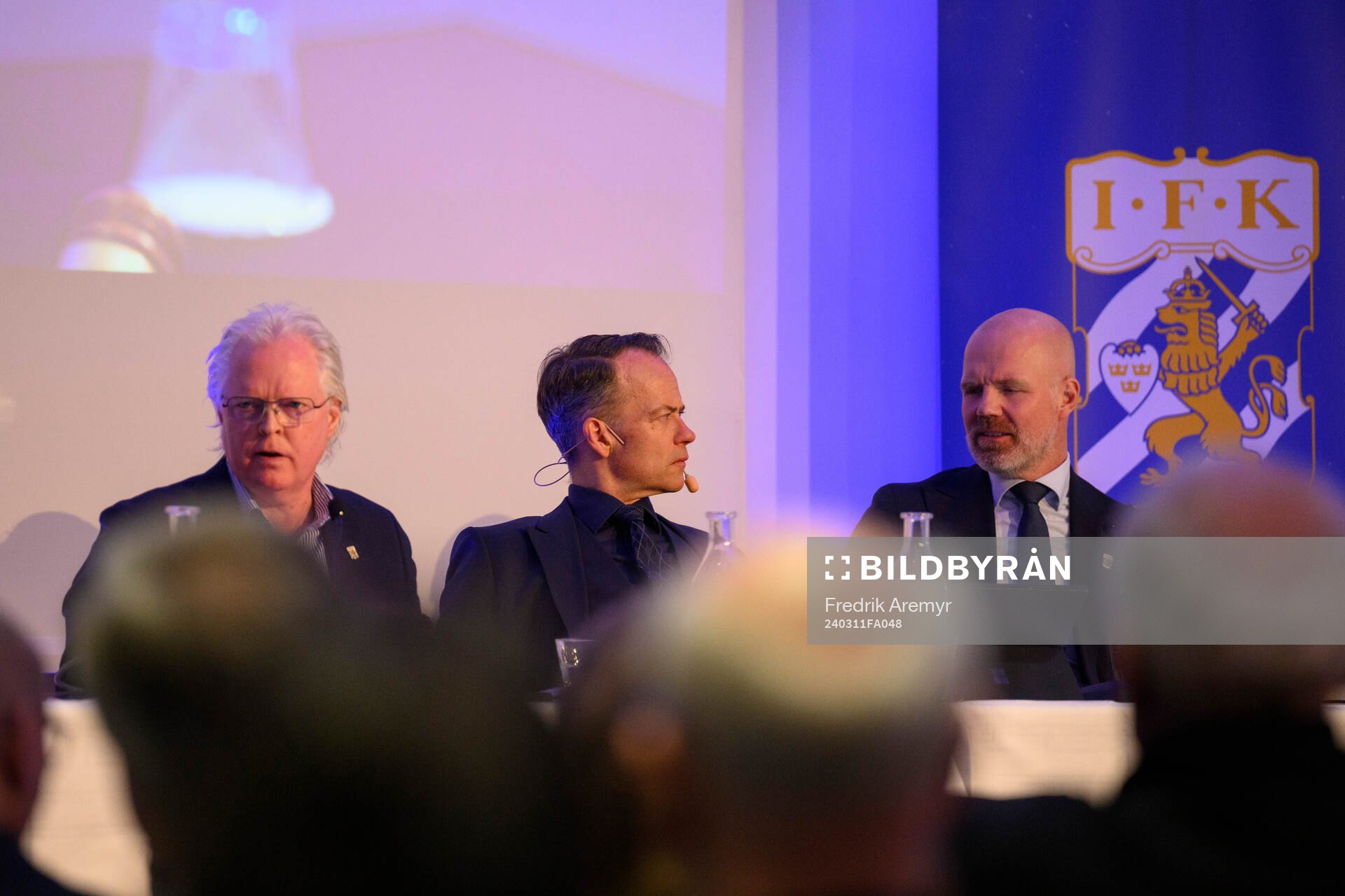Mötets ordförande Hans Rothenberg, Ordförande Richard