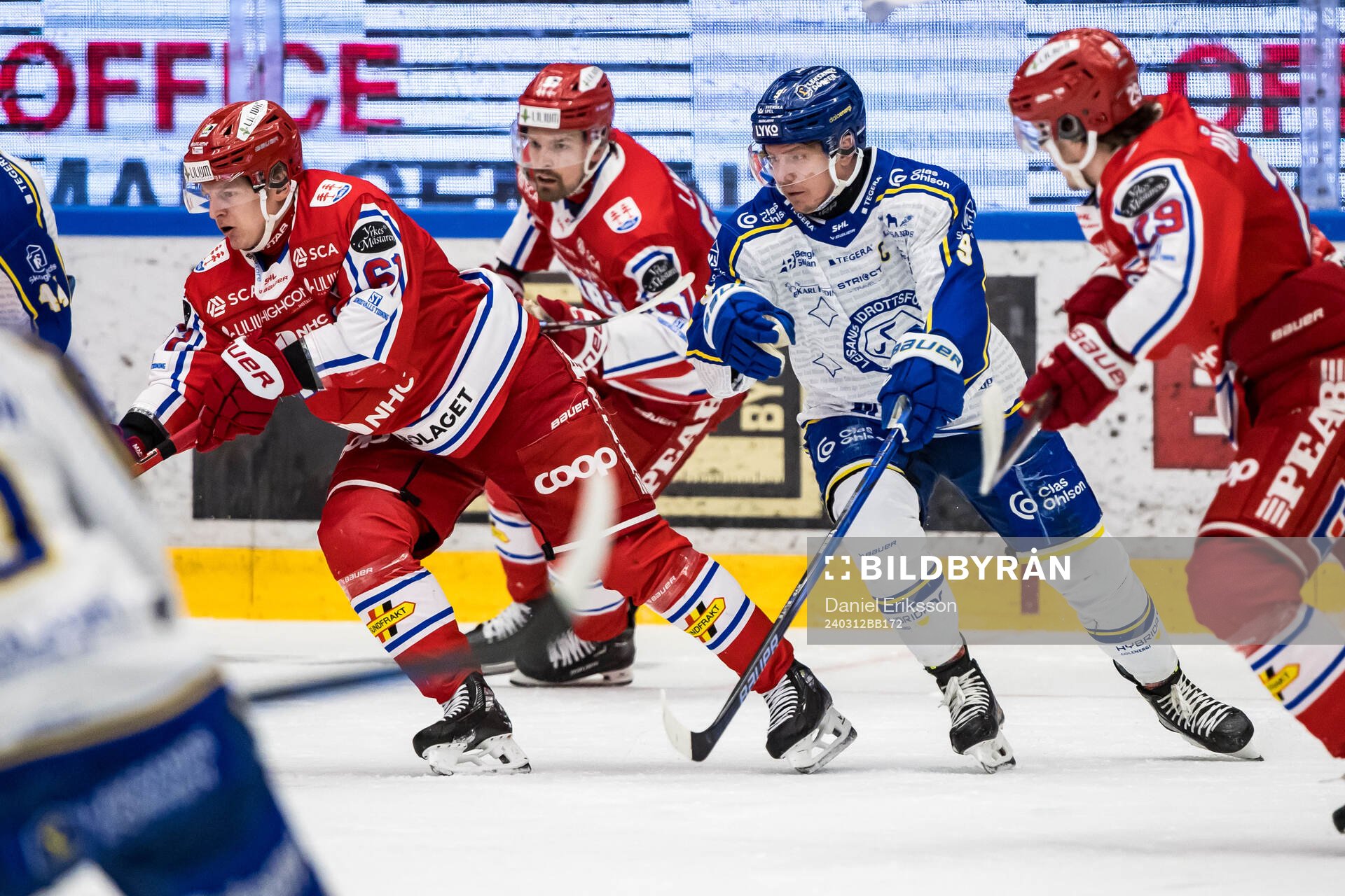 Timrås Axel Rindell och Leksands Patrik Zackrisson