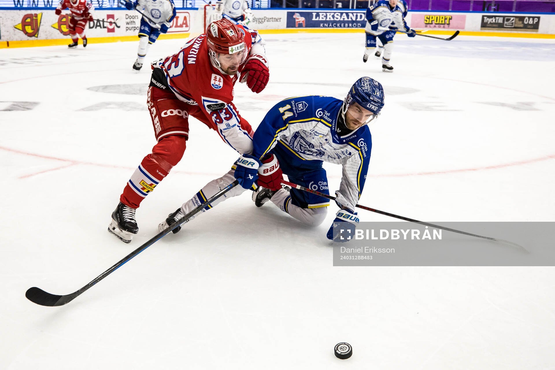 Timrås Albin Lundin och Leksands Oskar Lang