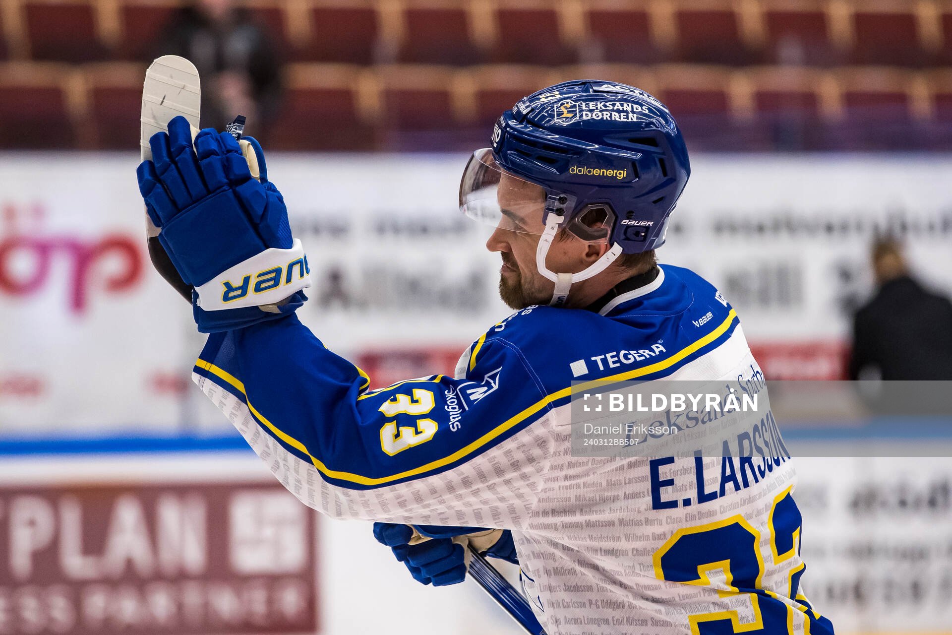 Leksands Eddie Larsson utsedd till matchens krigare