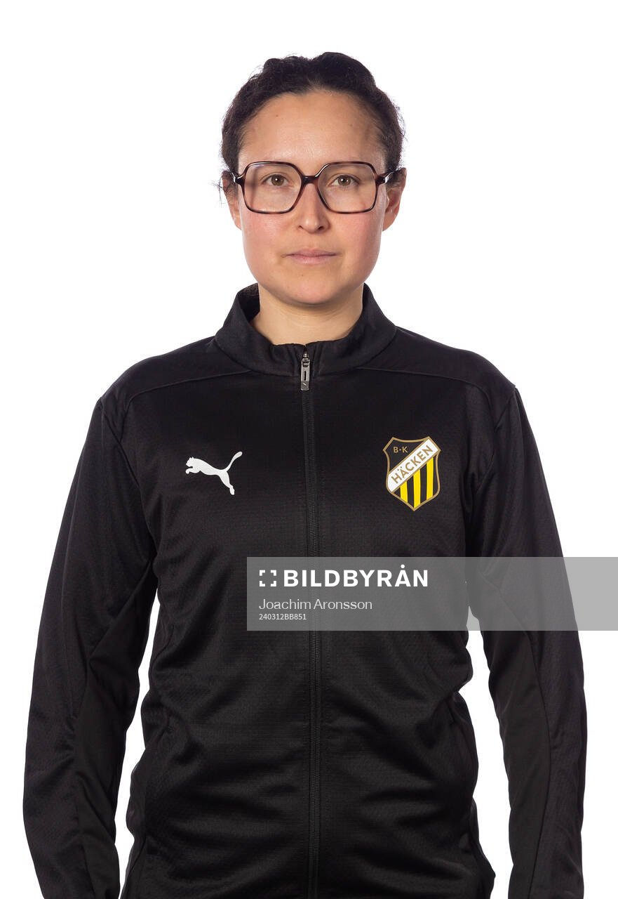 Häckens lagledare/materialare Catrine Johansson