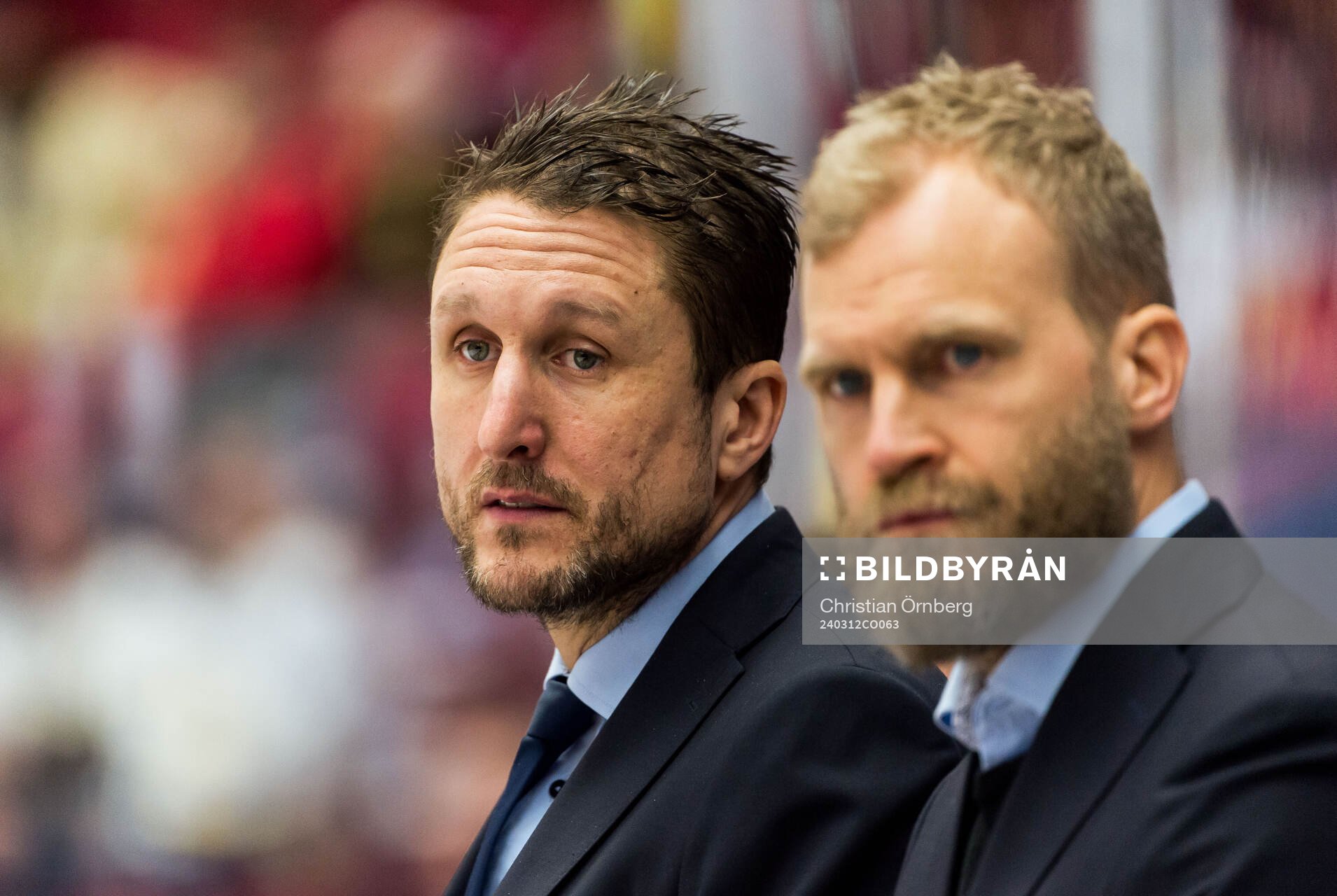 Malmö Redhawks tränare Tomas Kollar och assisterande