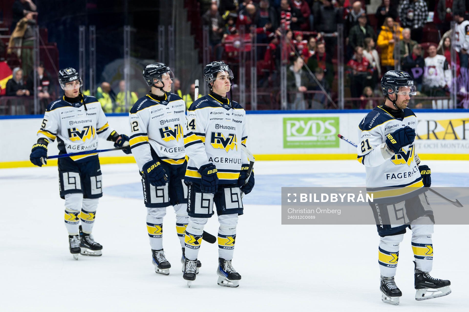 under ishockeymatchen i SHL mellan Malmö Redhawks och HV71