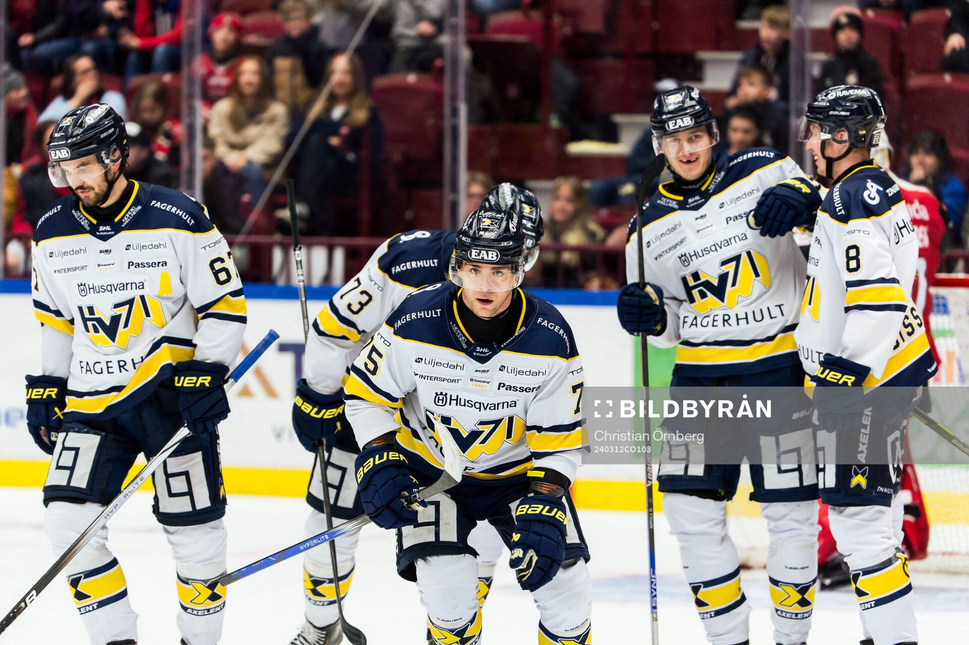 HV71s Radan Lenc jublar