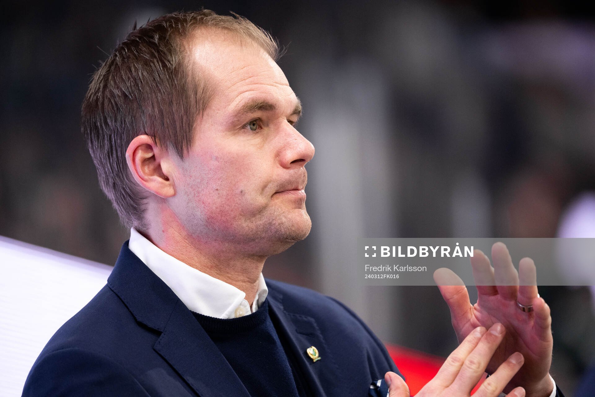 Färjestads tränare Thomas Mitell begär time-out