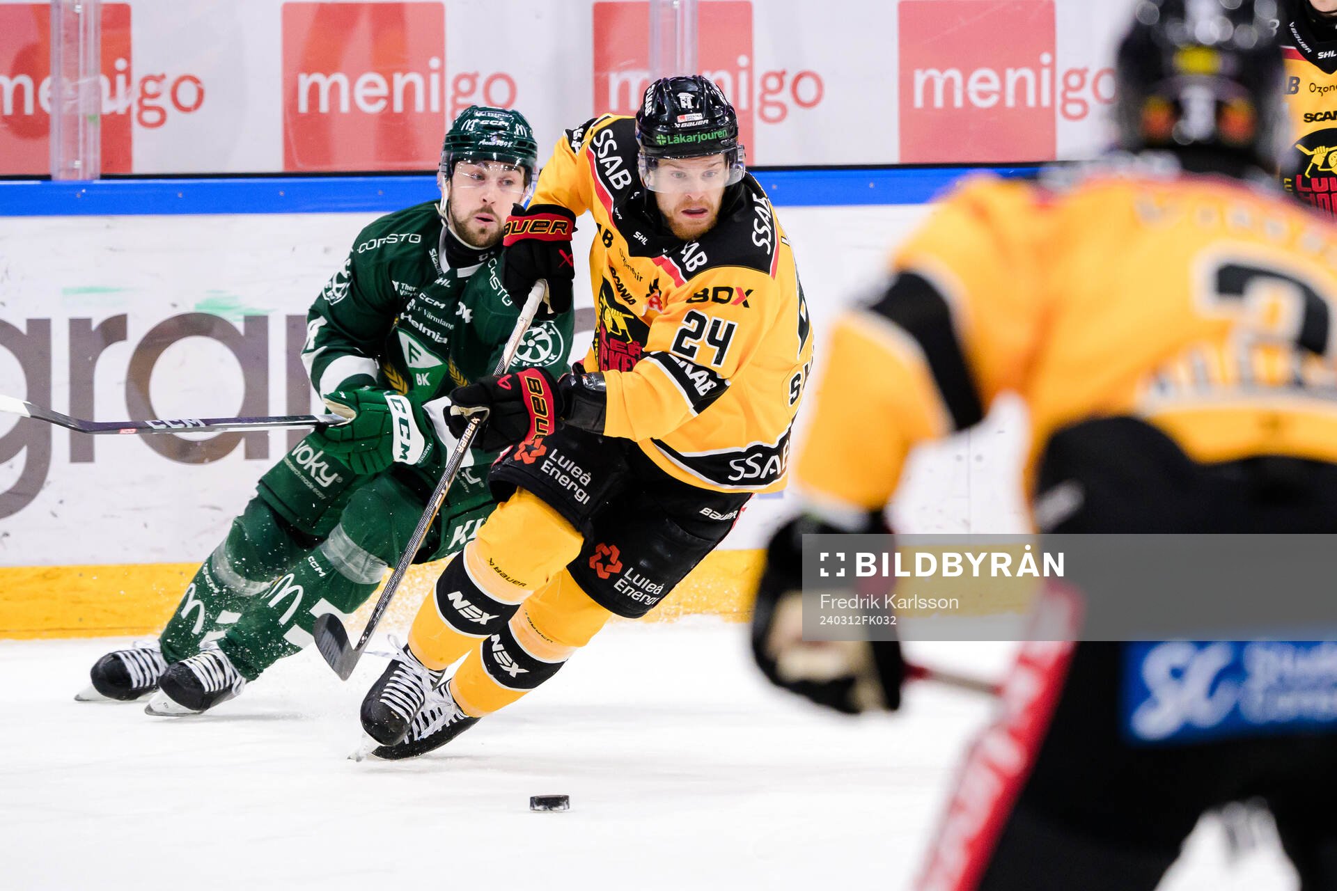 Färjestads Jonathan Andersson och Luleås Brendan Shinnimin