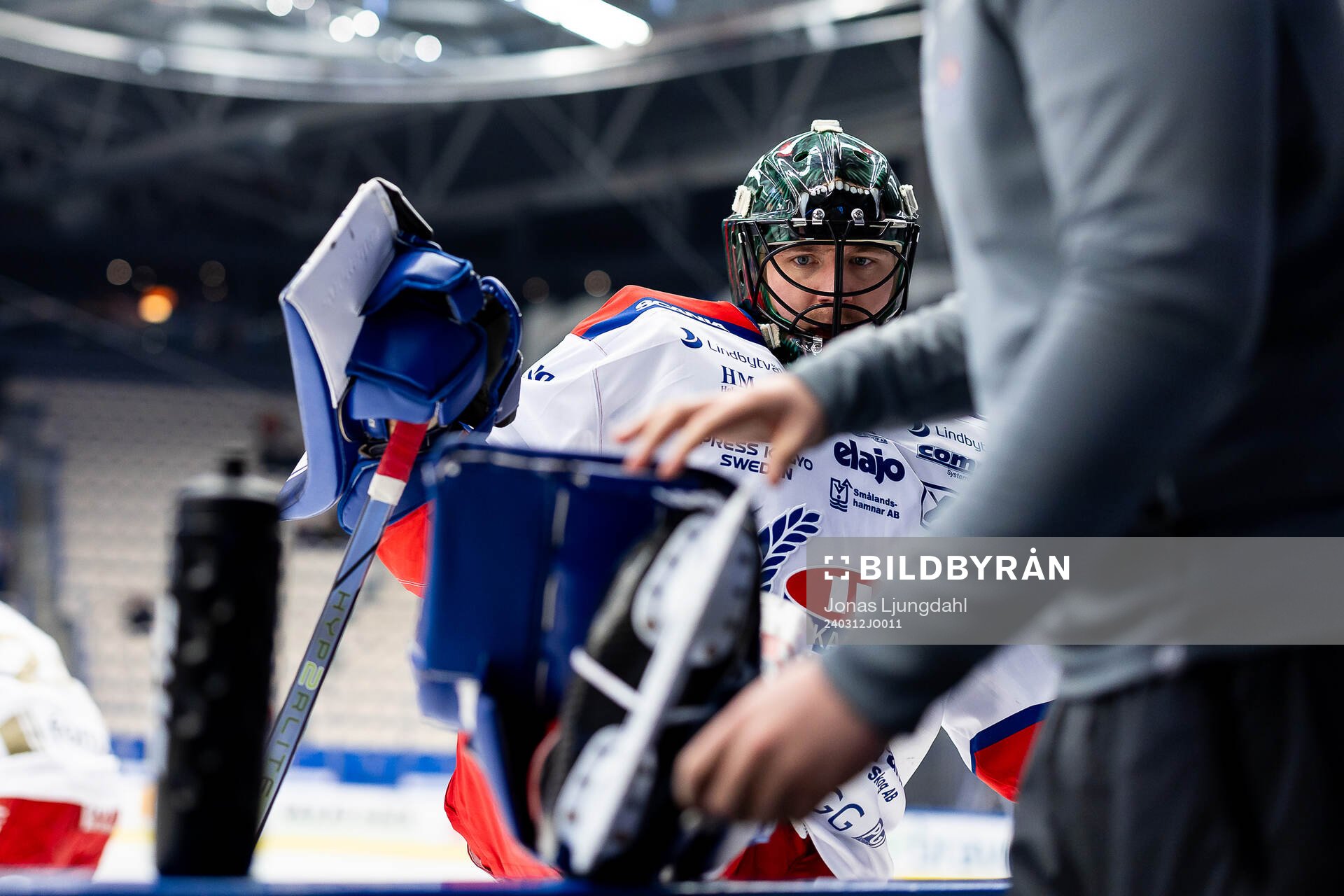 Oskarshamns målvakt Tomas Rydén
