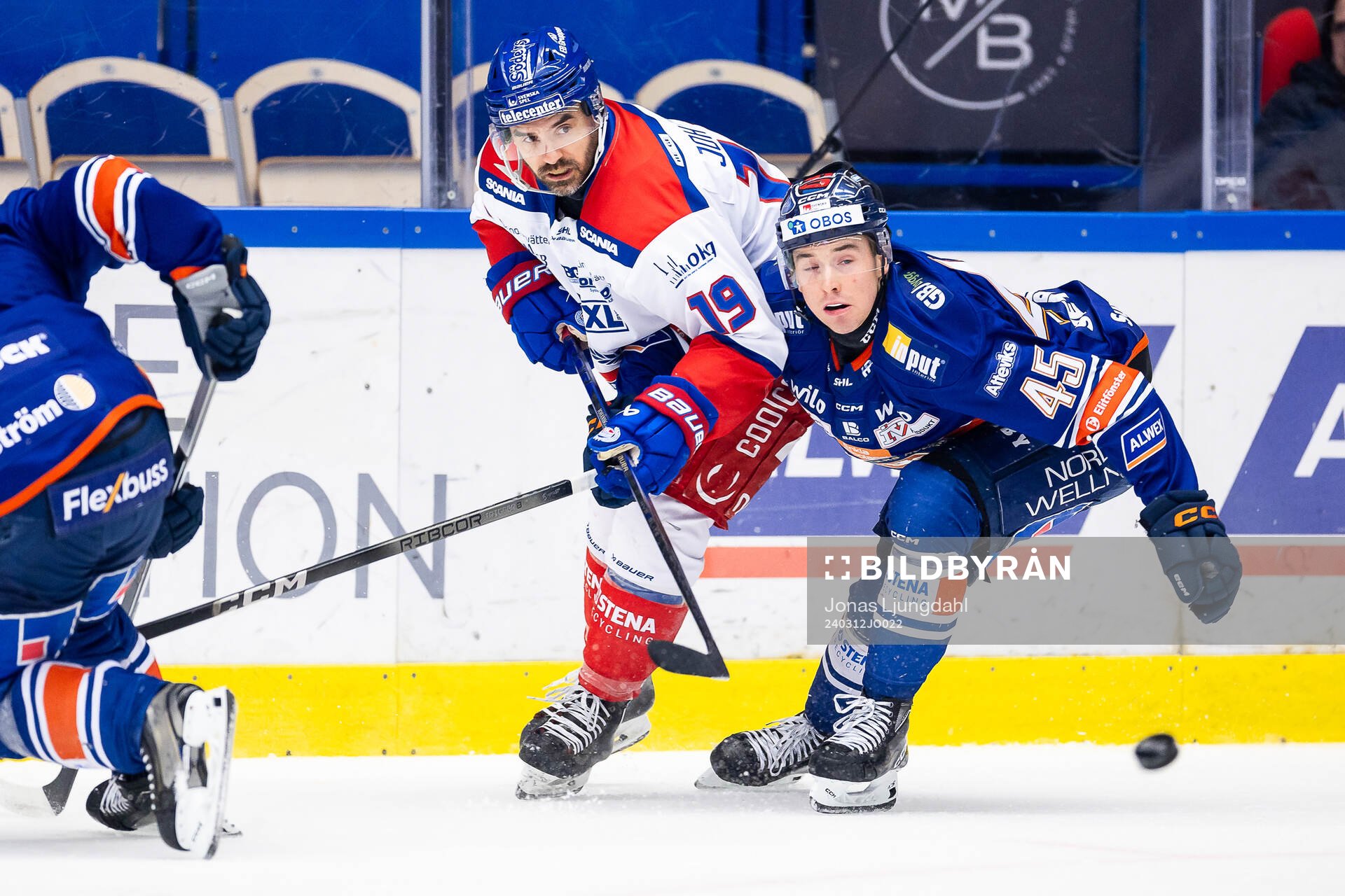 Oskarshamns Martin Johansson och Växjös Noah Östlund