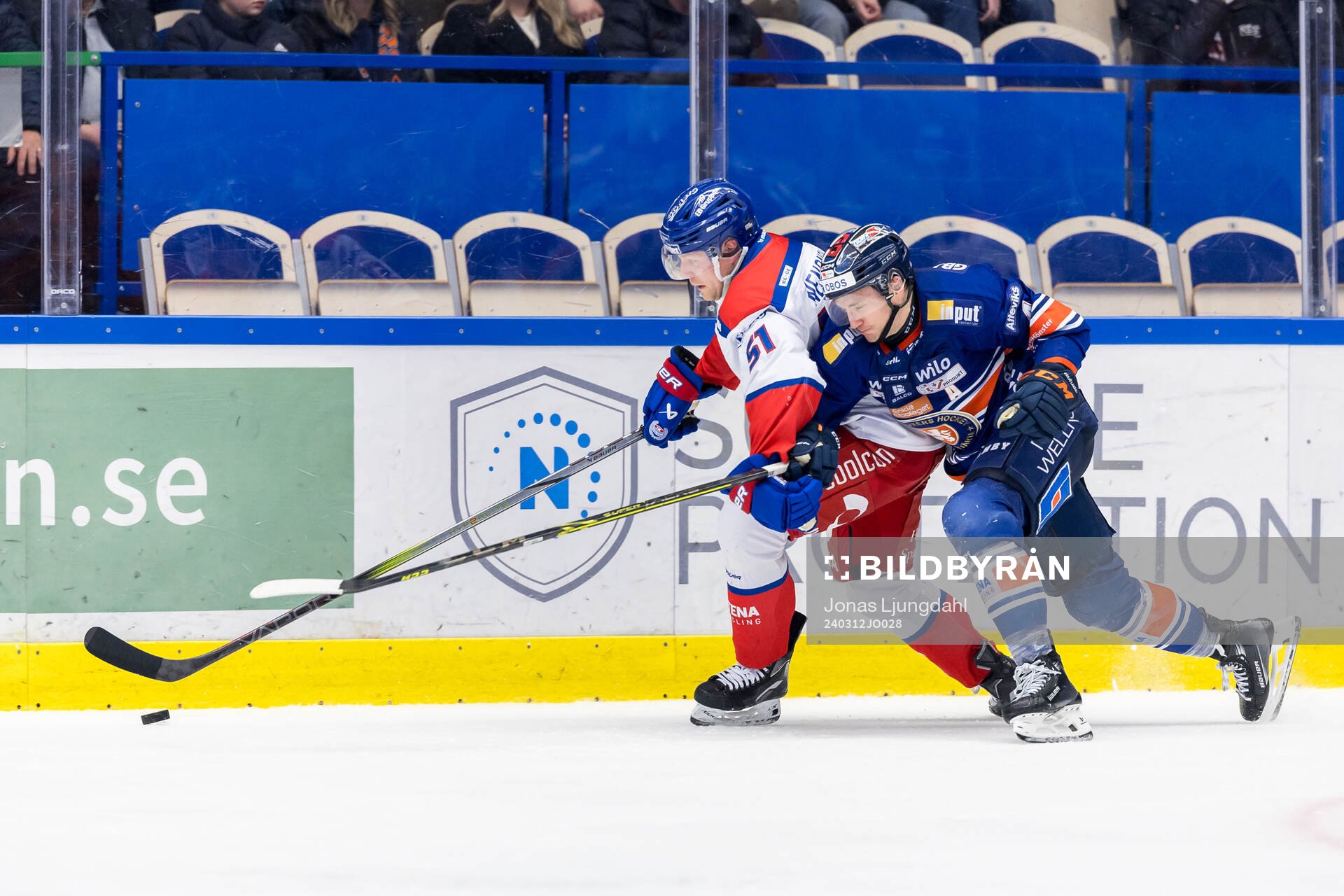 Oskarshamns Markus Nenonen och Växjös Keegan Lowe