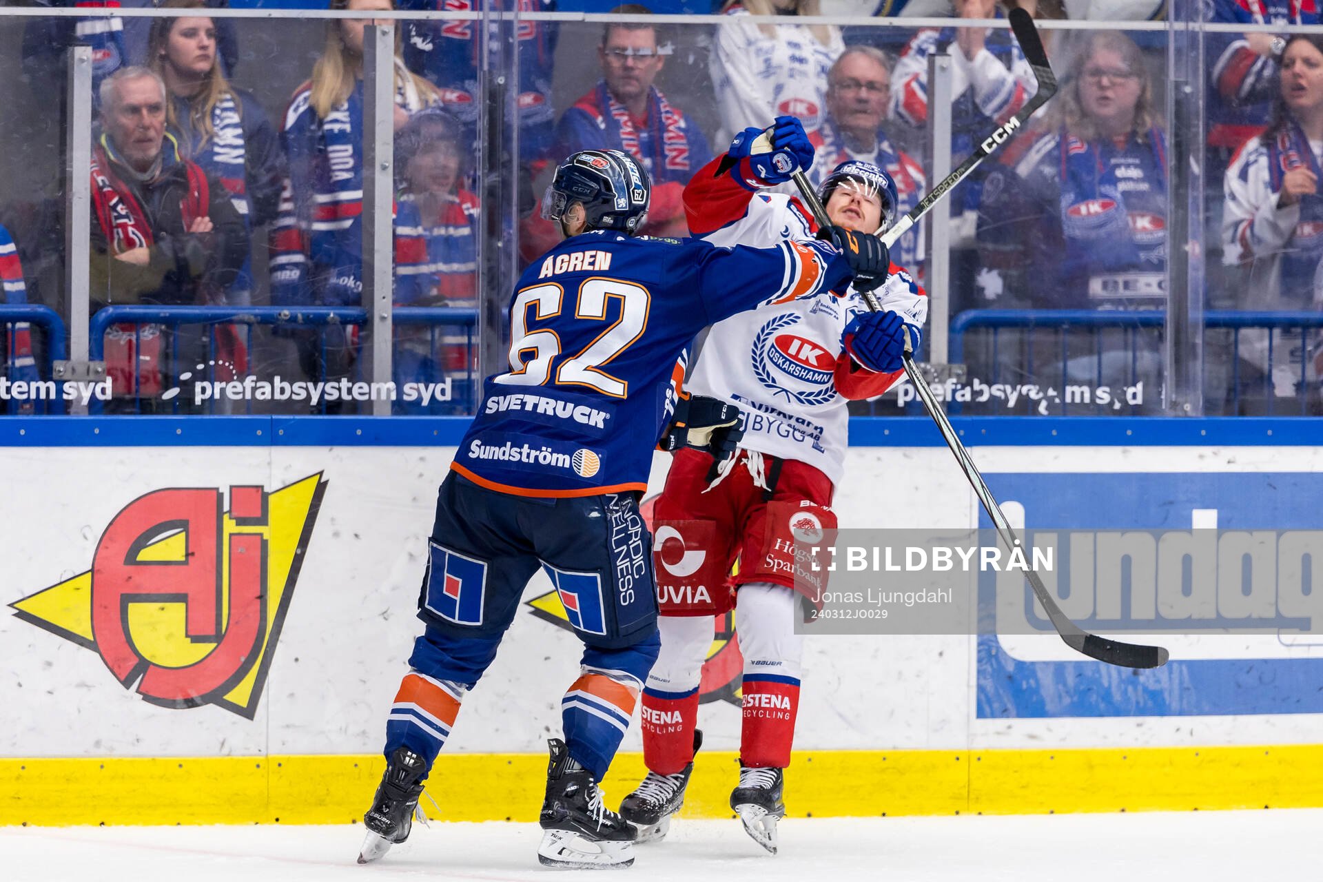 Växjös Manuel Ågren och Oskarshamns Niclas Burström