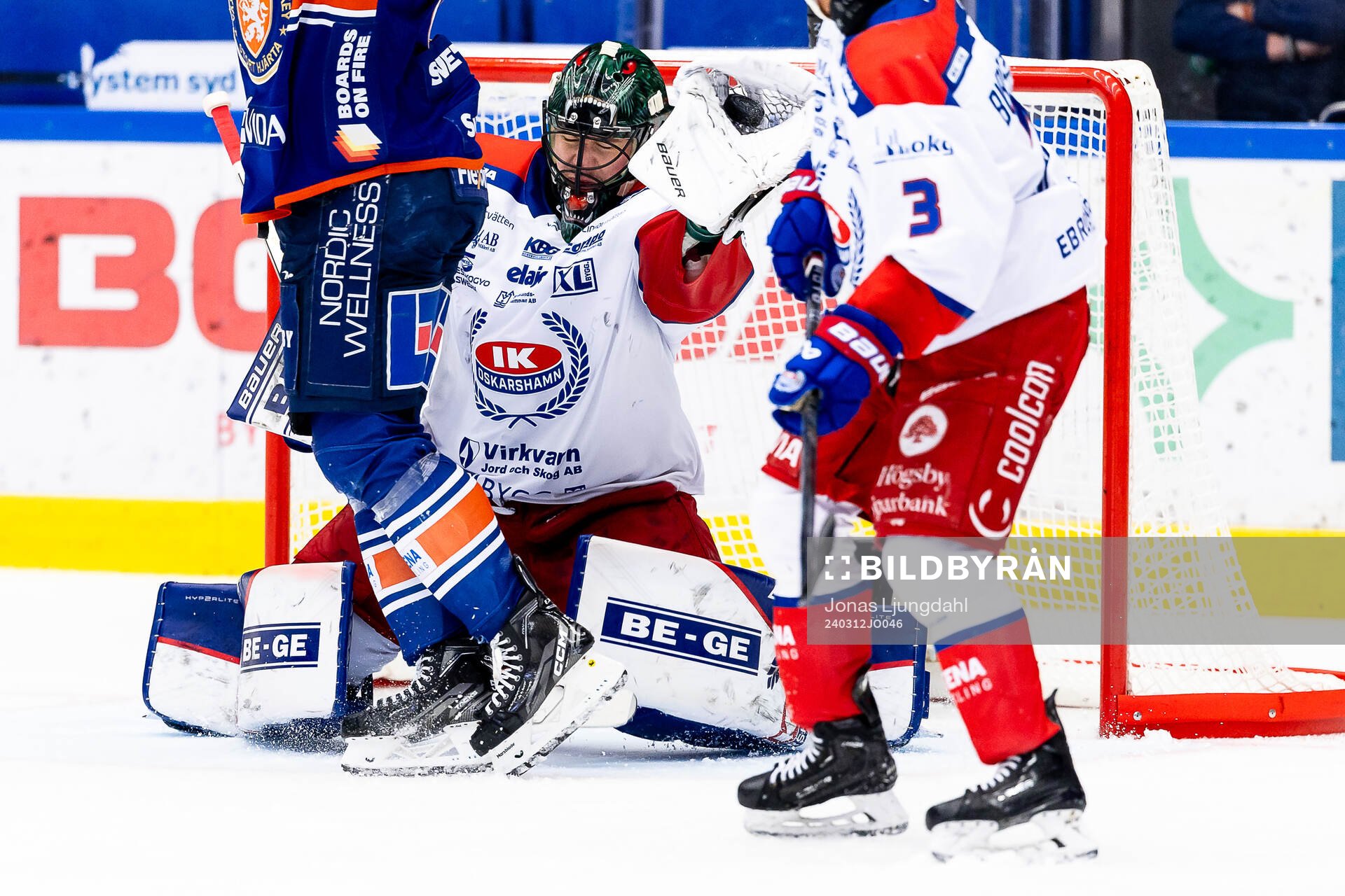 Oskarshamns målvakt Tomas Rydén
