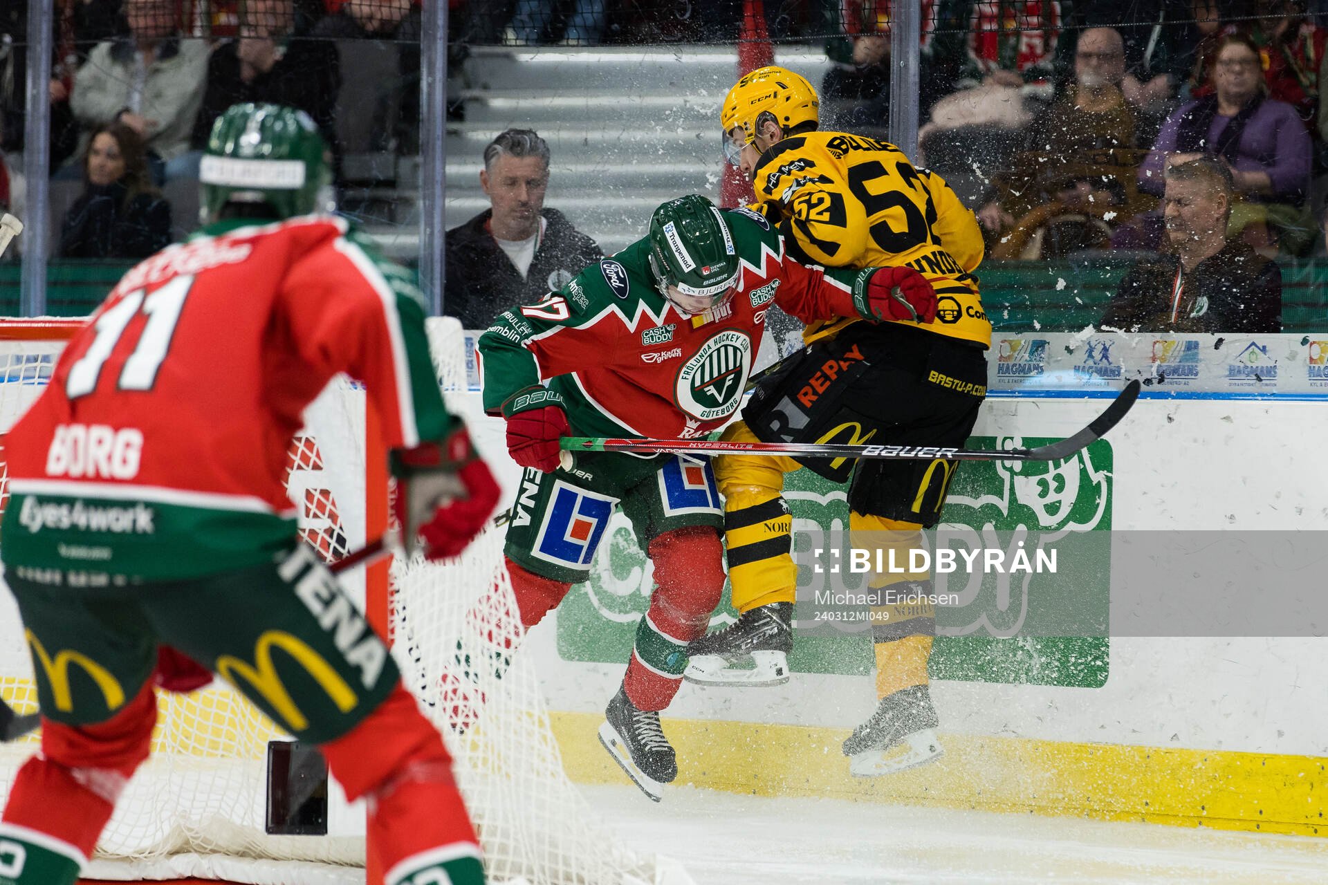 Frölundas Isac Born och Skellefteås Arvid Lundberg