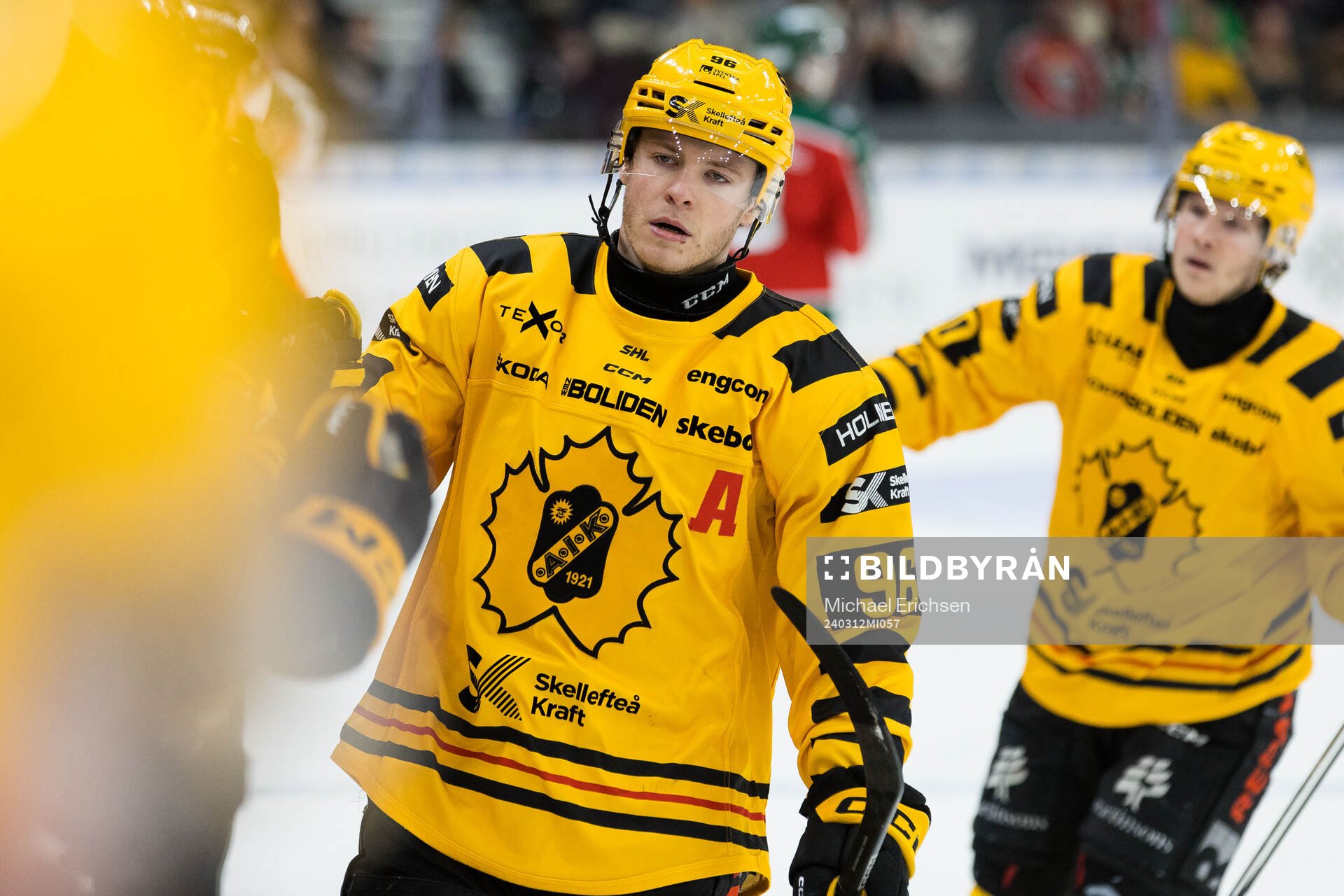 Skellefteås Rickard Hugg jublar